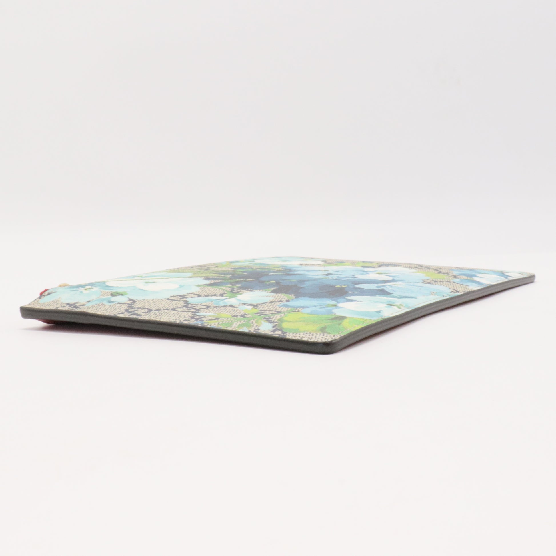 Zip Pouch Blooms Print GG Coated Canvas