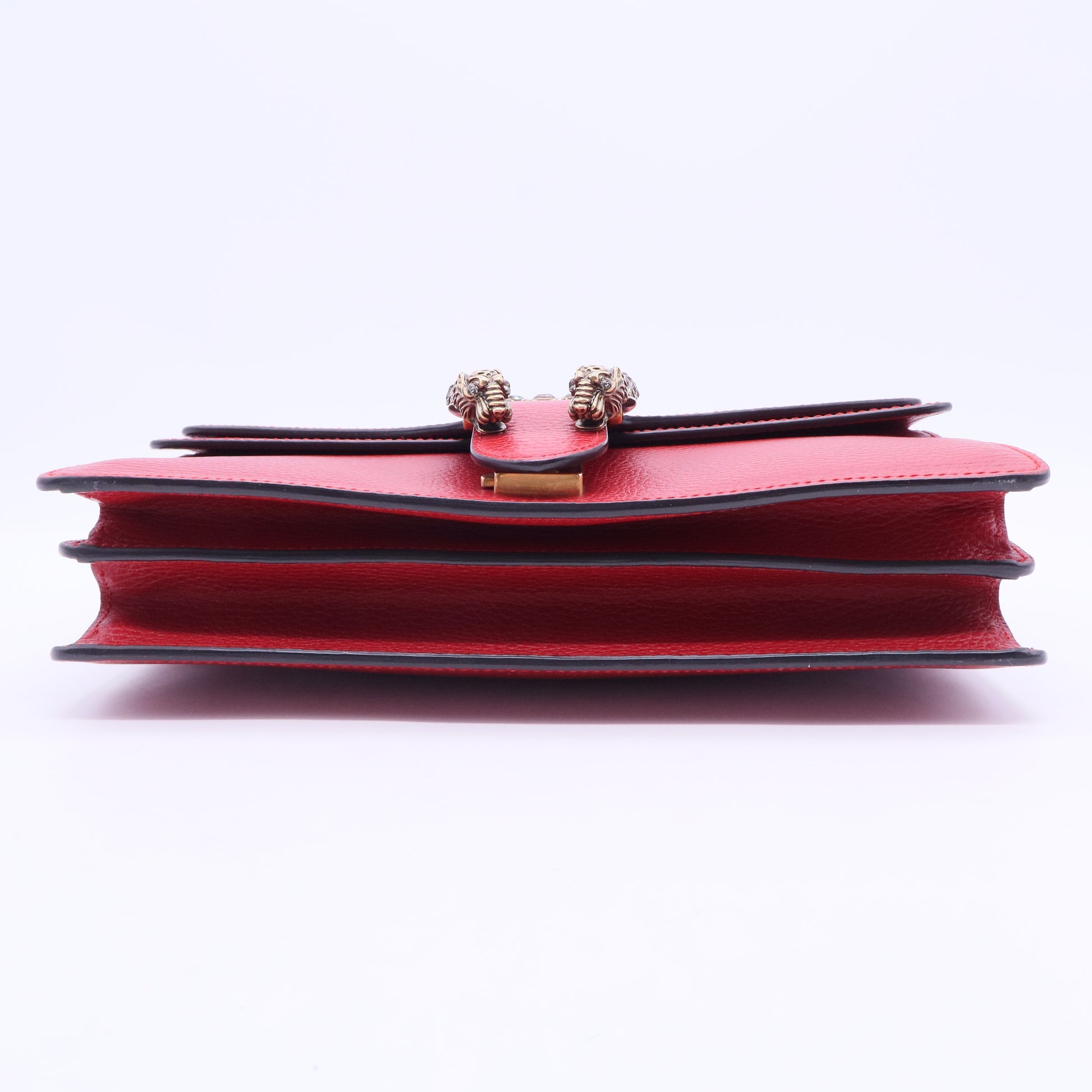 Calfskin Super Dionysus Shoulder Bag Hibiscus Red