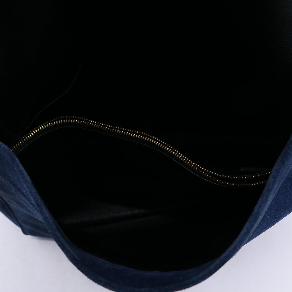 Celine Suede Medium Gourmette Shoulder Bag B21224