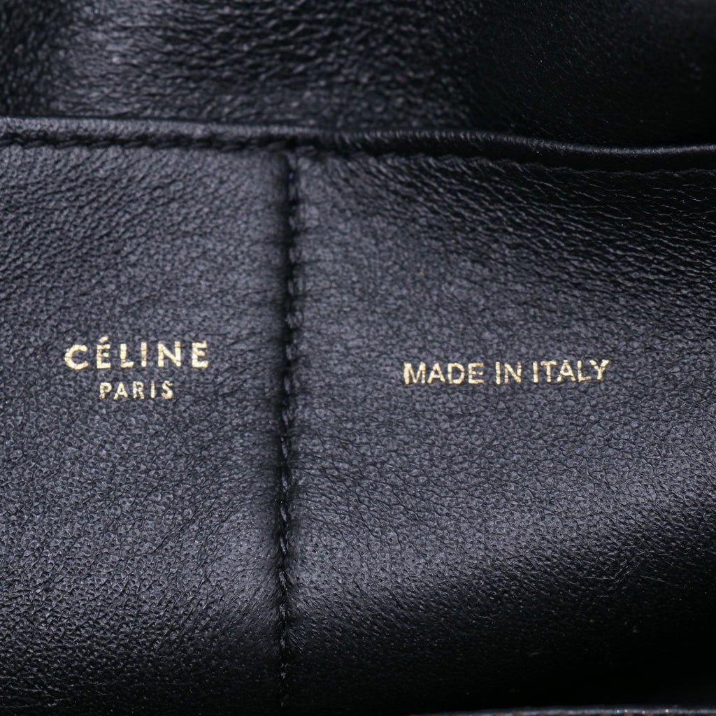 Celine Suede Medium Gourmette Shoulder Bag B21224