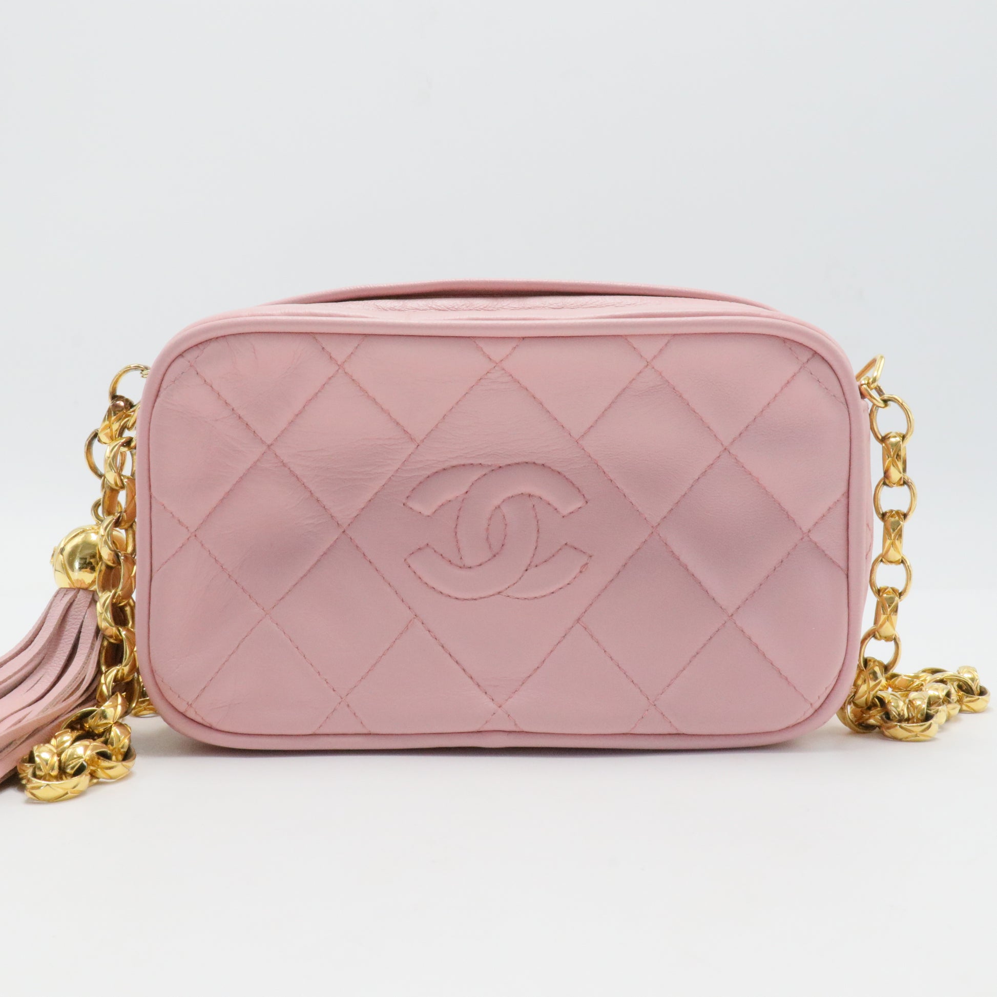 Camera Case Quilted Lambskin Small