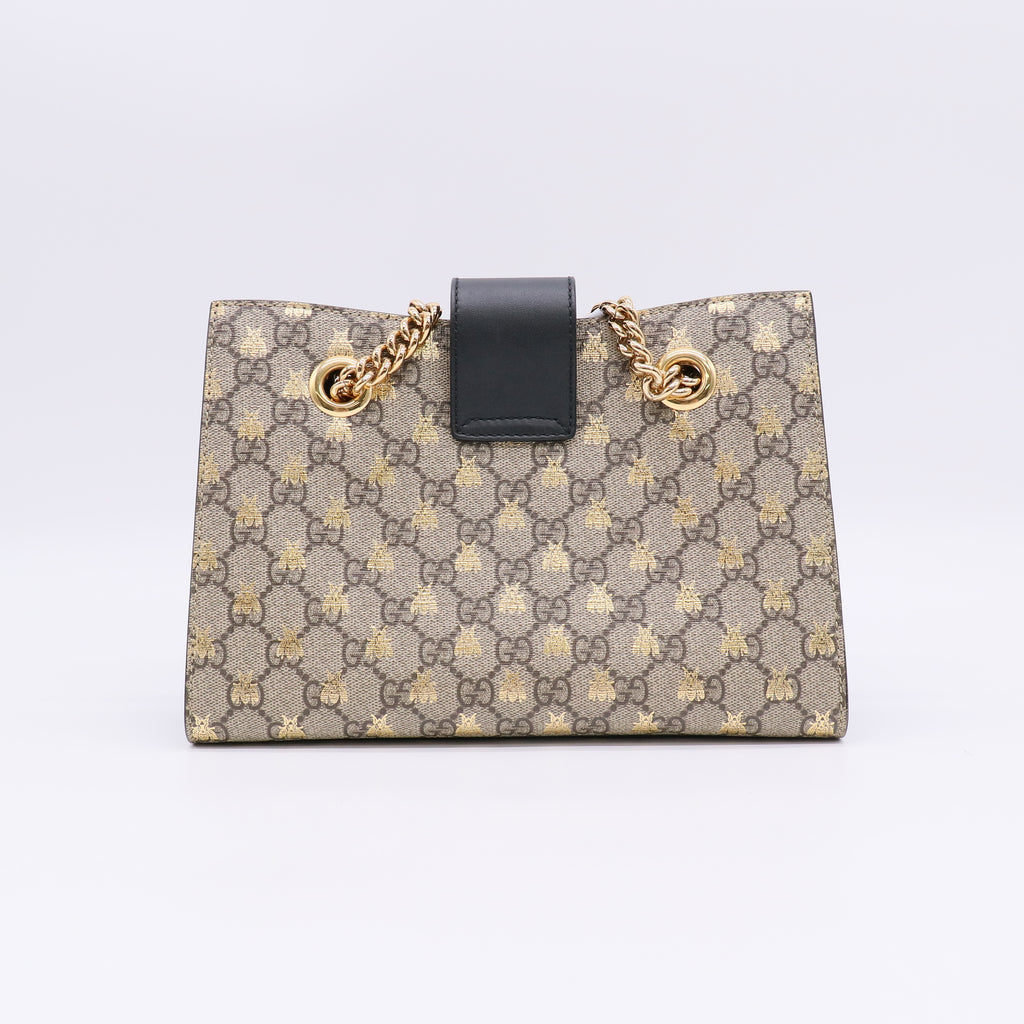 Gucci Padlock Small GG Bees Shoulder Bag B23031