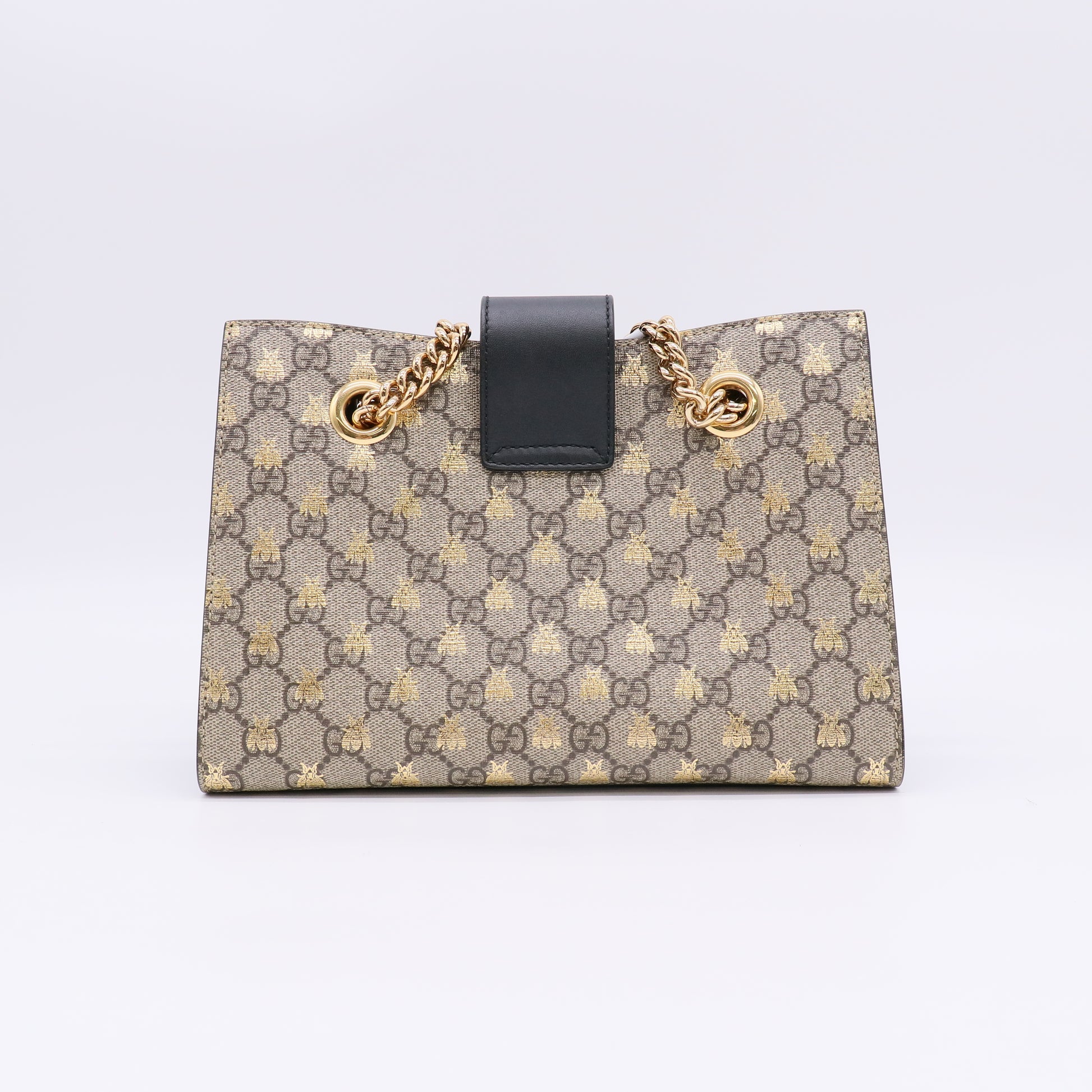 Gucci Padlock Small GG Bees Shoulder Bag B23031