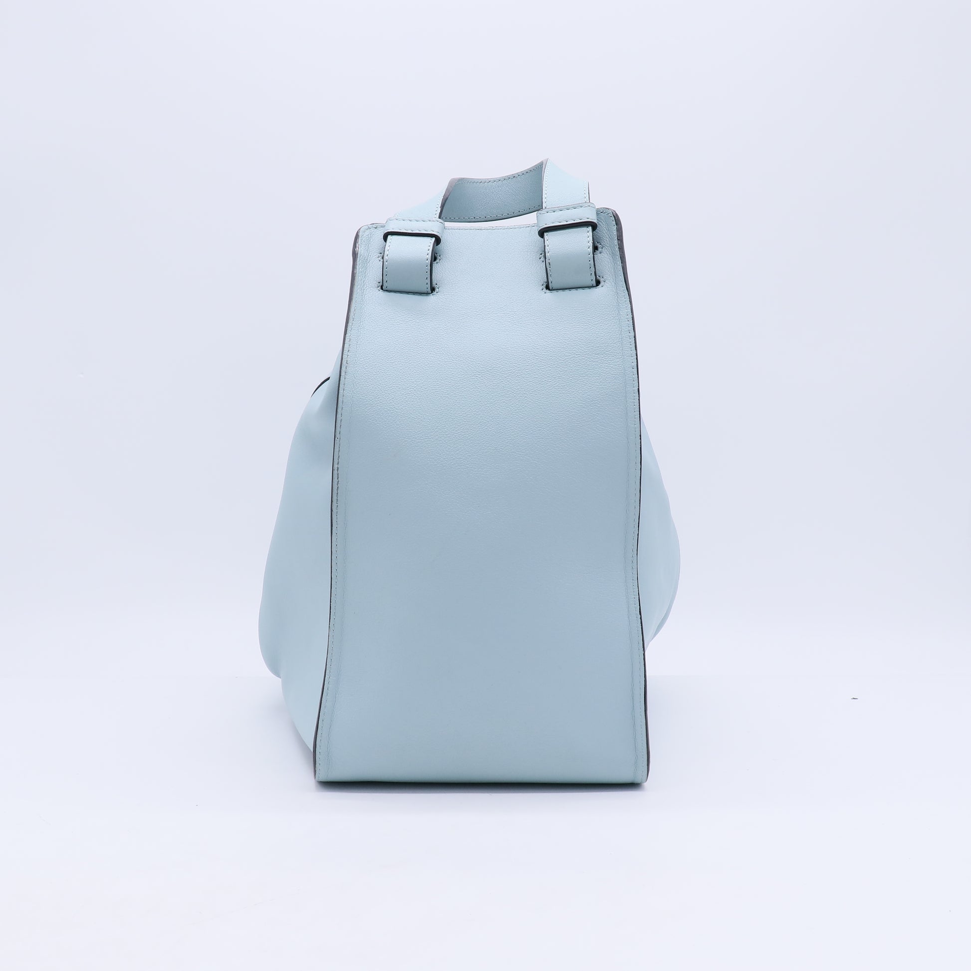 Loewe Blue Medium Hammock Light blue Leather Pony-style calfskin B21438