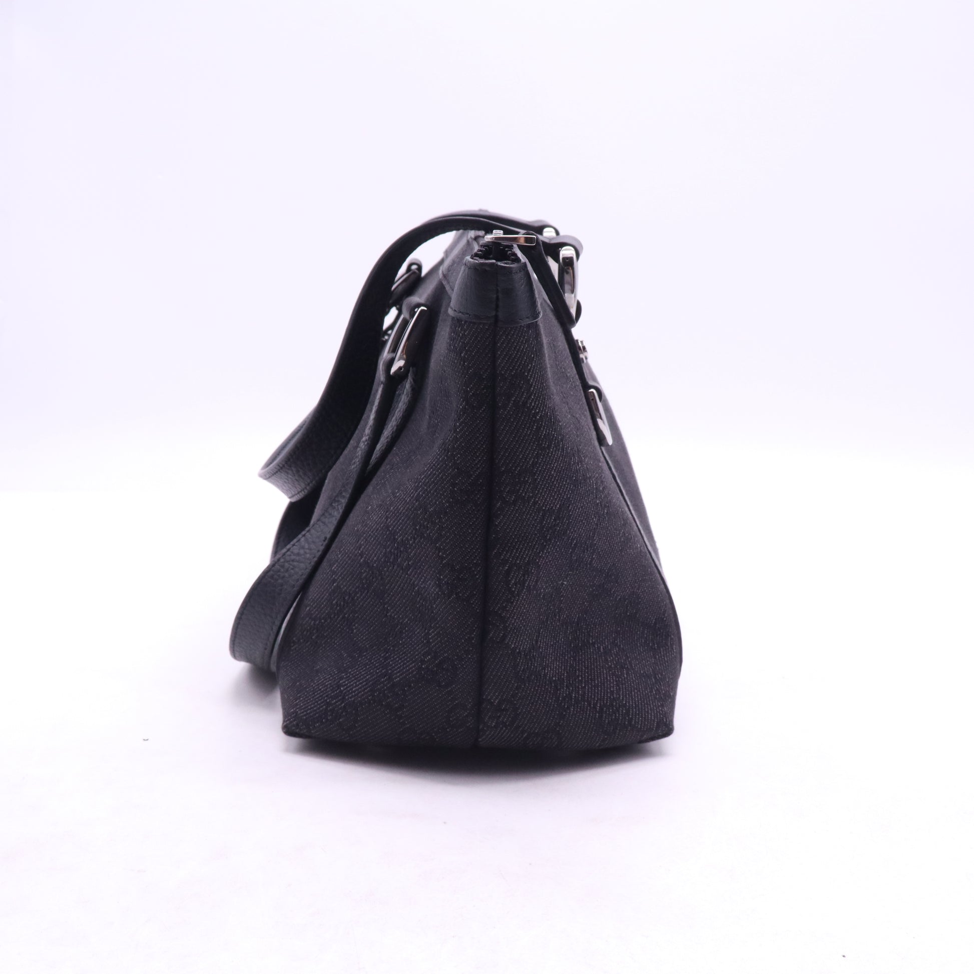 Nylon Monogram Medium Abbey Tote Black B21840