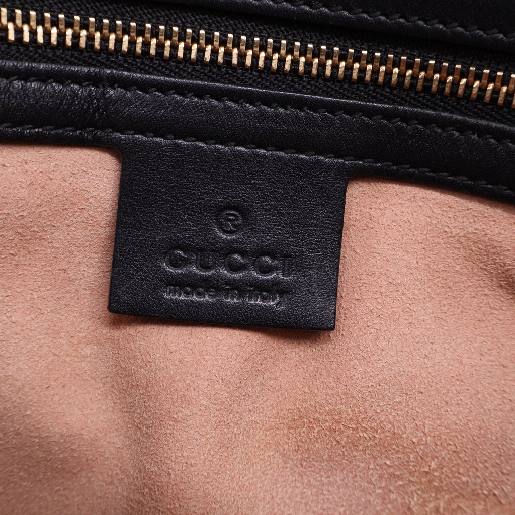 Signature Boston Bag Guccissima Leather Medium