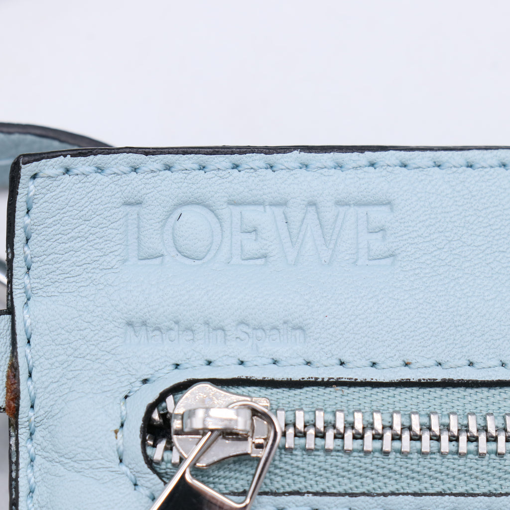 Loewe Blue Medium Hammock Light blue Leather Pony-style calfskin B21438