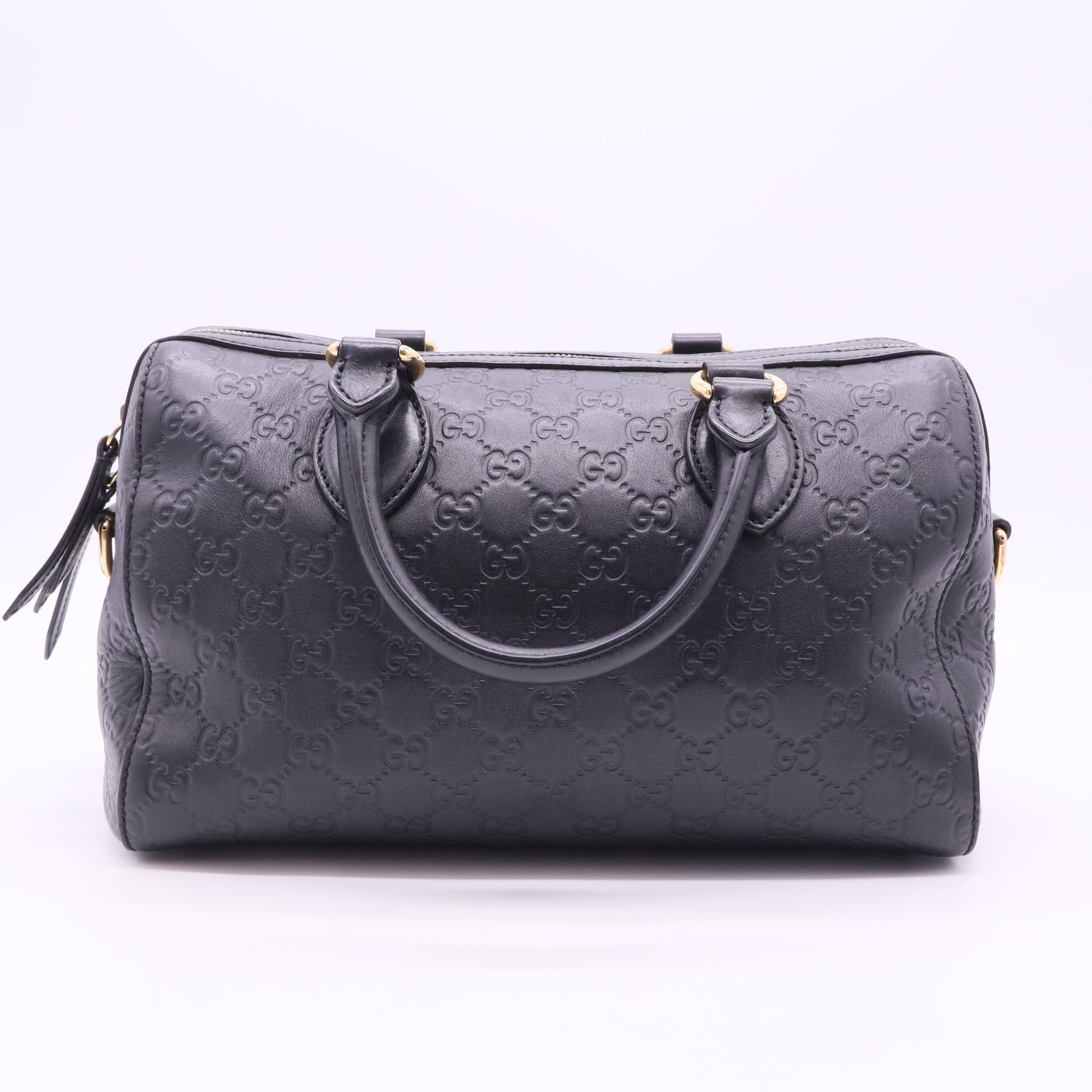 Signature Boston Bag Guccissima Leather Medium