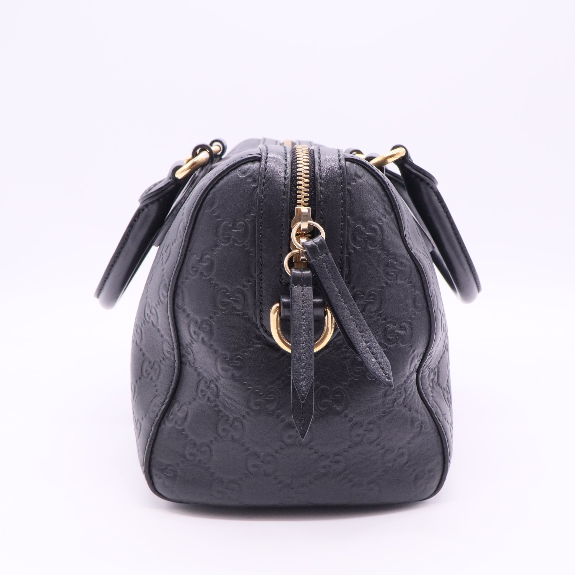 Signature Boston Bag Guccissima Leather Medium