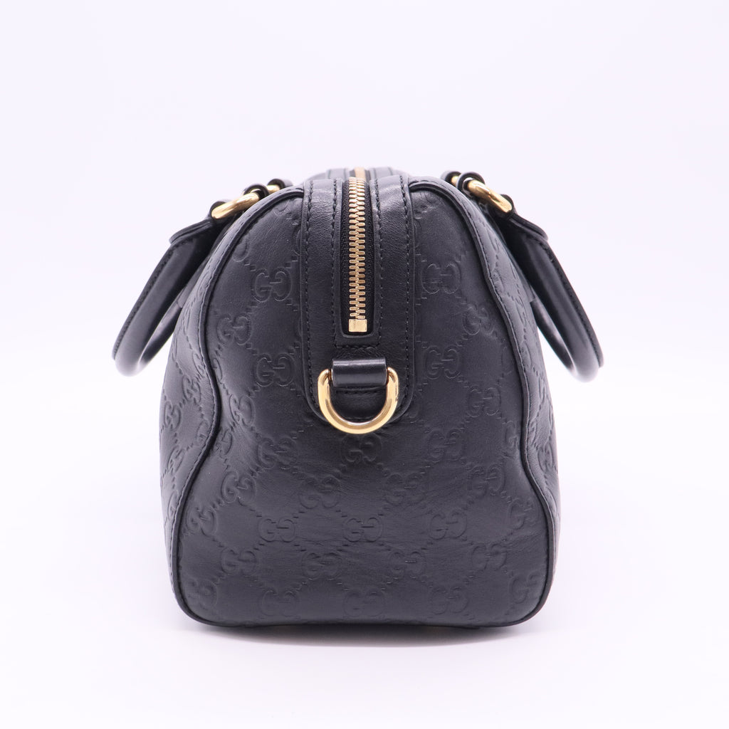 Signature Boston Bag Guccissima Leather Medium