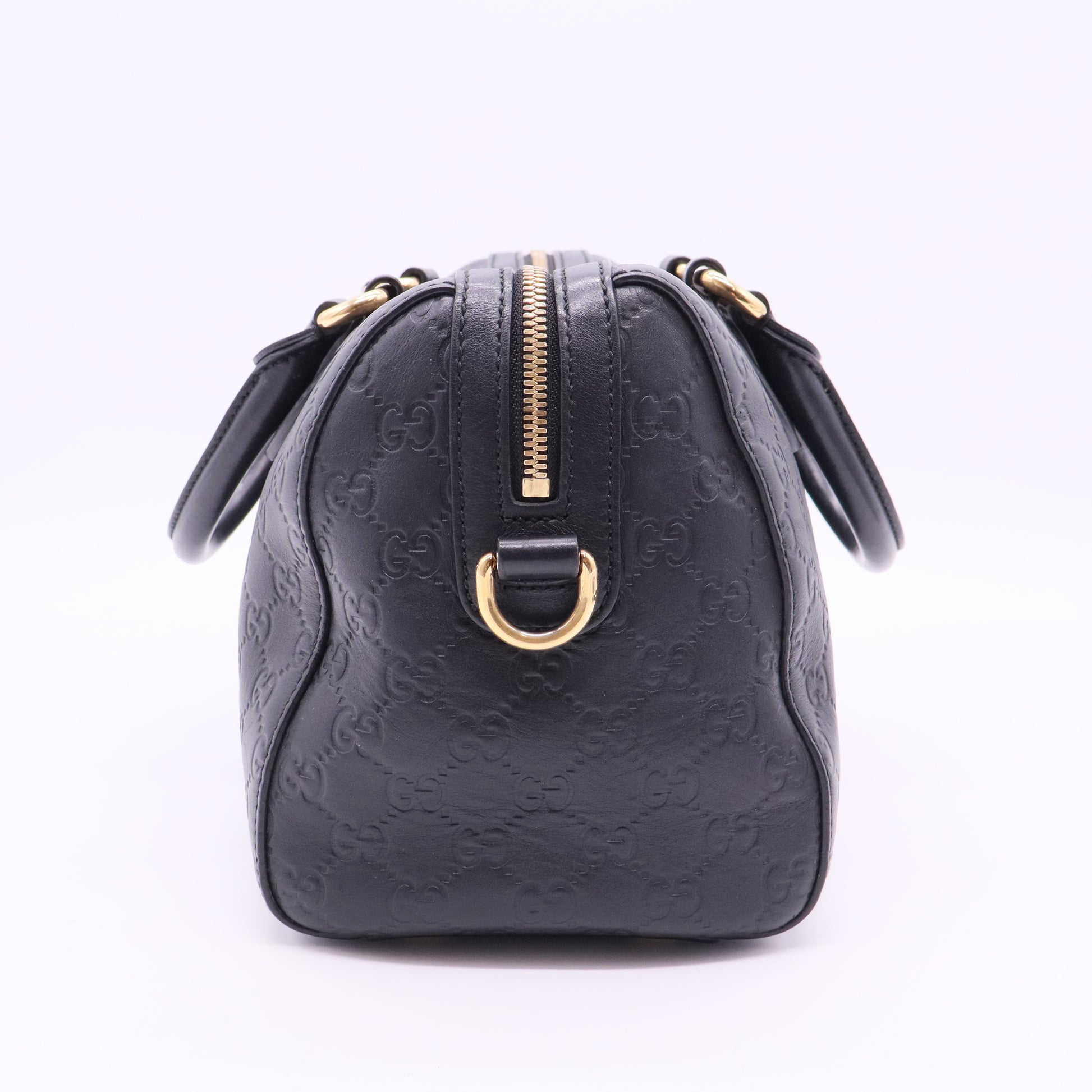 Signature Boston Bag Guccissima Leather Medium