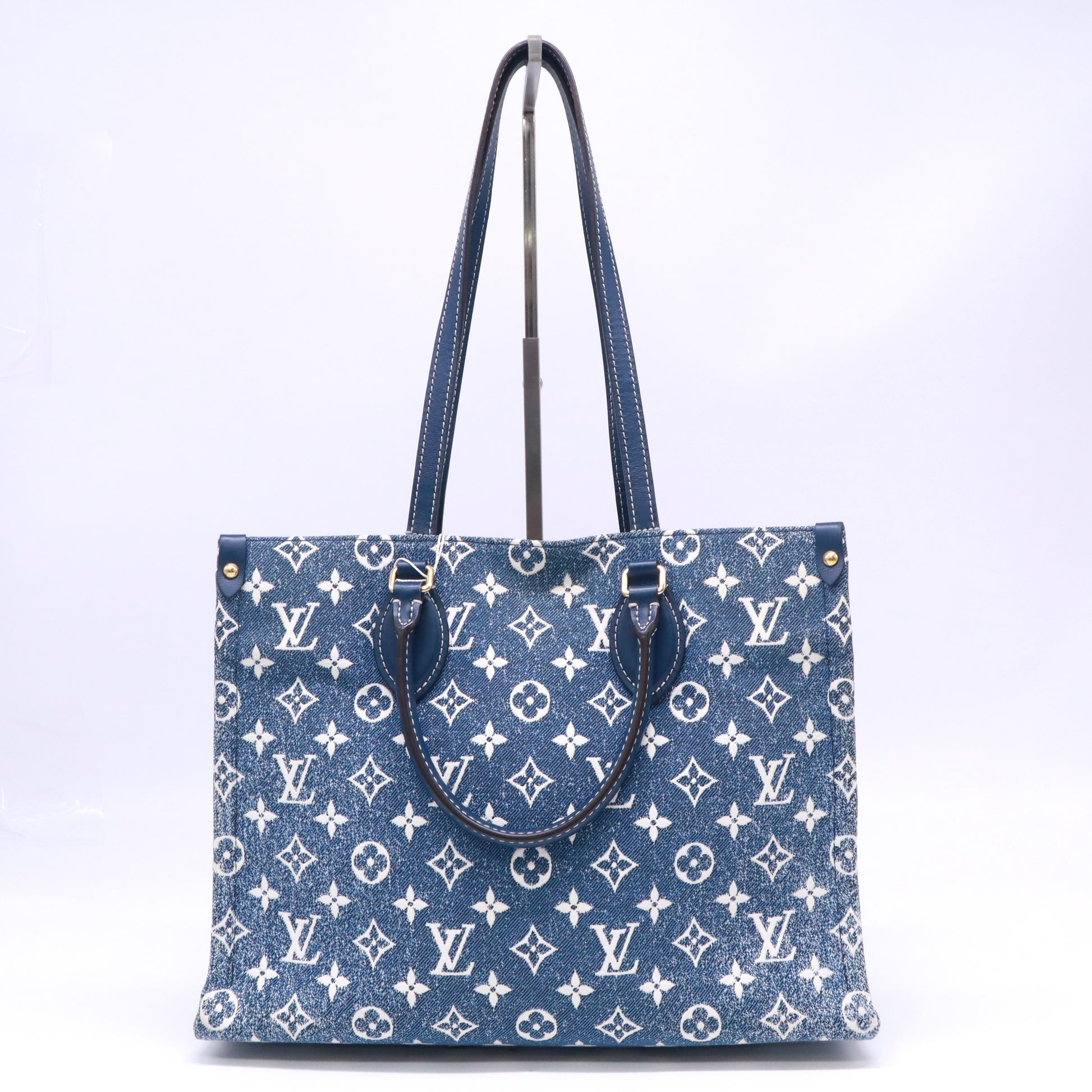 Louis Vuitton Monogram Jacquard Denim OnTheGo MM tote bag Twins LDJ5325