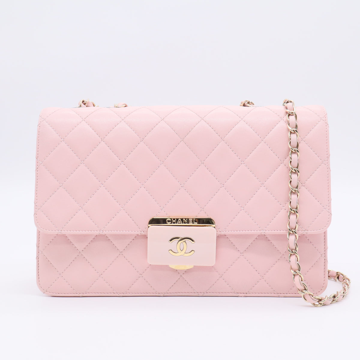 Chanel Beauty Lock Flap Bag Special Edition Quilted Sheepskin twins B20531