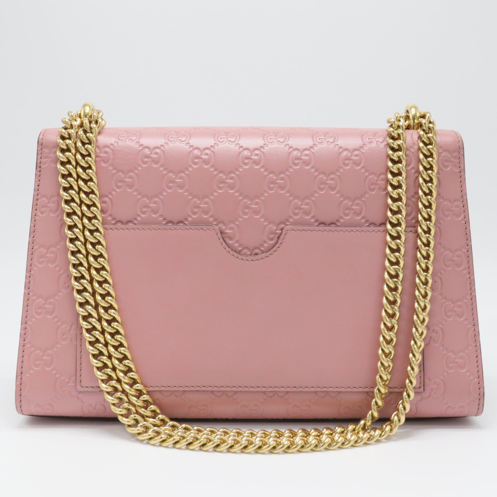Guccissima Signature Medium Padlock Shoulder Bag
