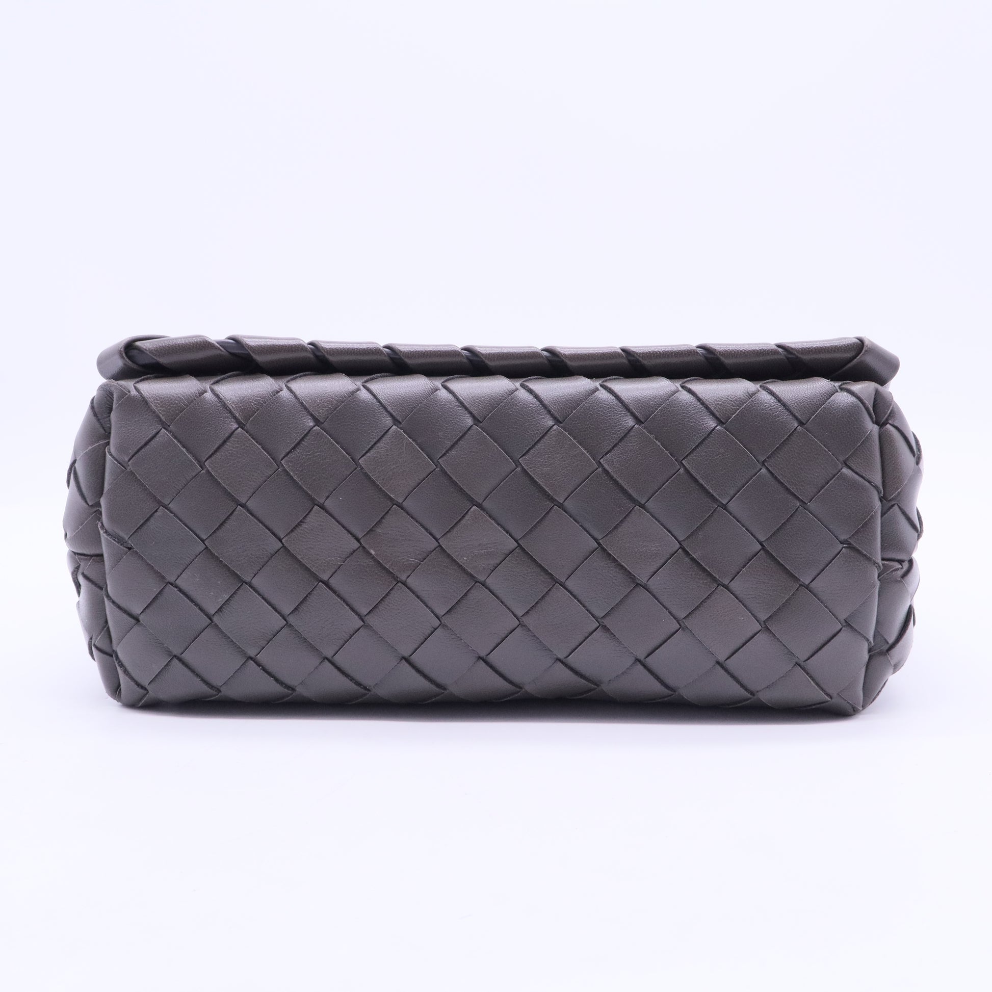 BOTTEGA VENETA Full Flap Crossbody Bag Intrecciato Nappa Small Twins LDJ2624