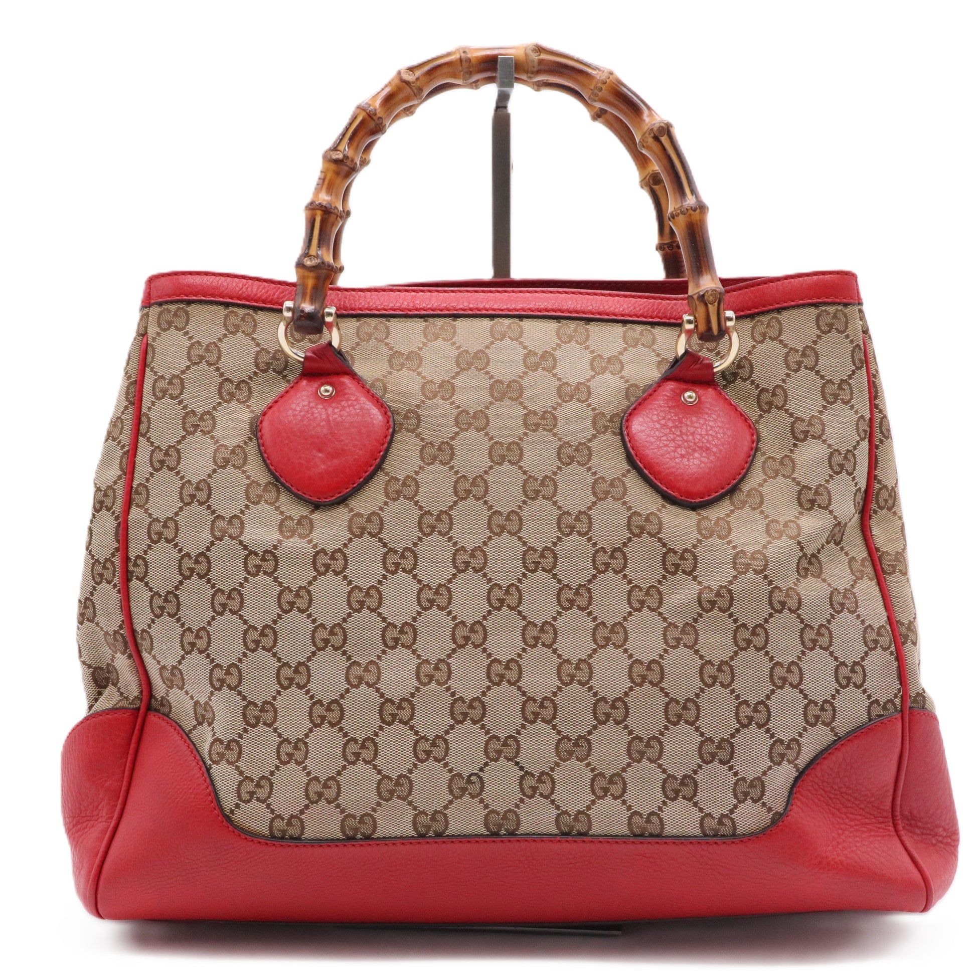 Diana Bamboo Top Handle Tote GG Canvas