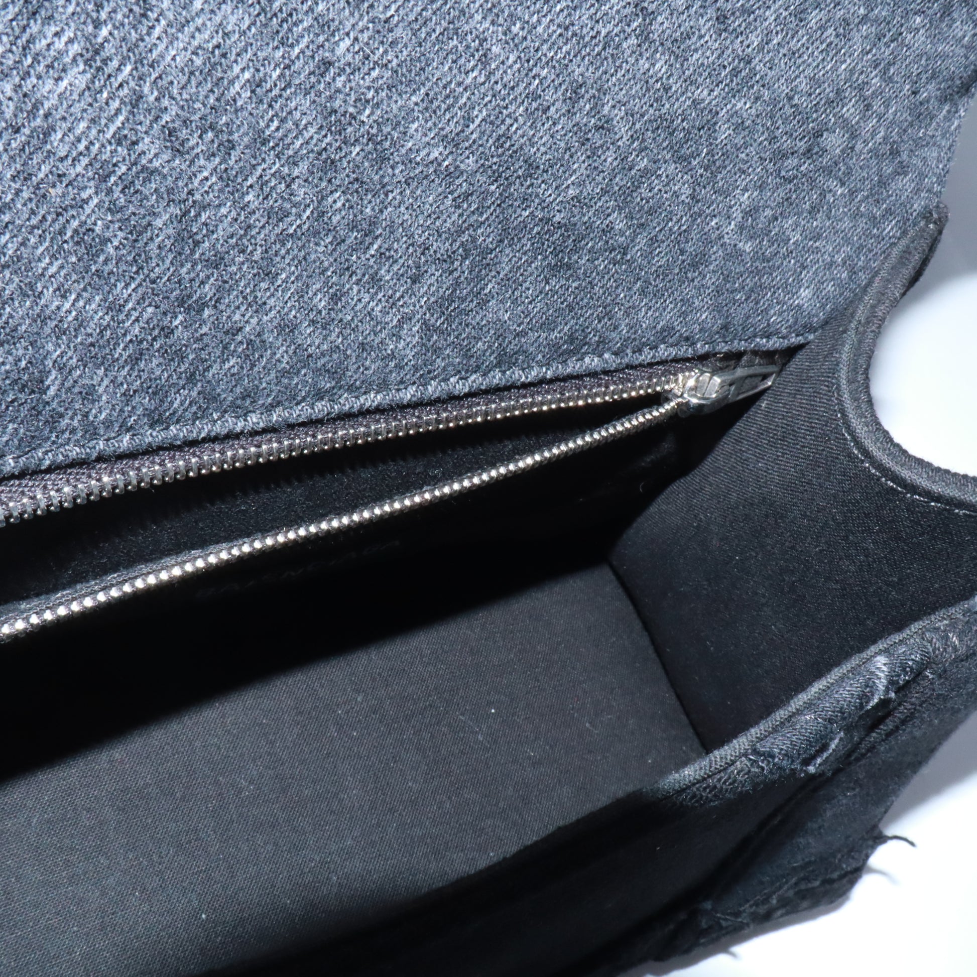 Hourglass Top Handle Bag Patchwork Denim