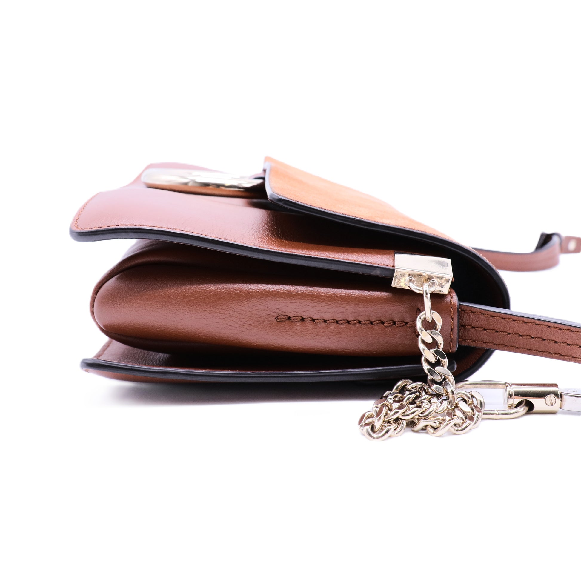 Small Faye Leather Crossbody Bag