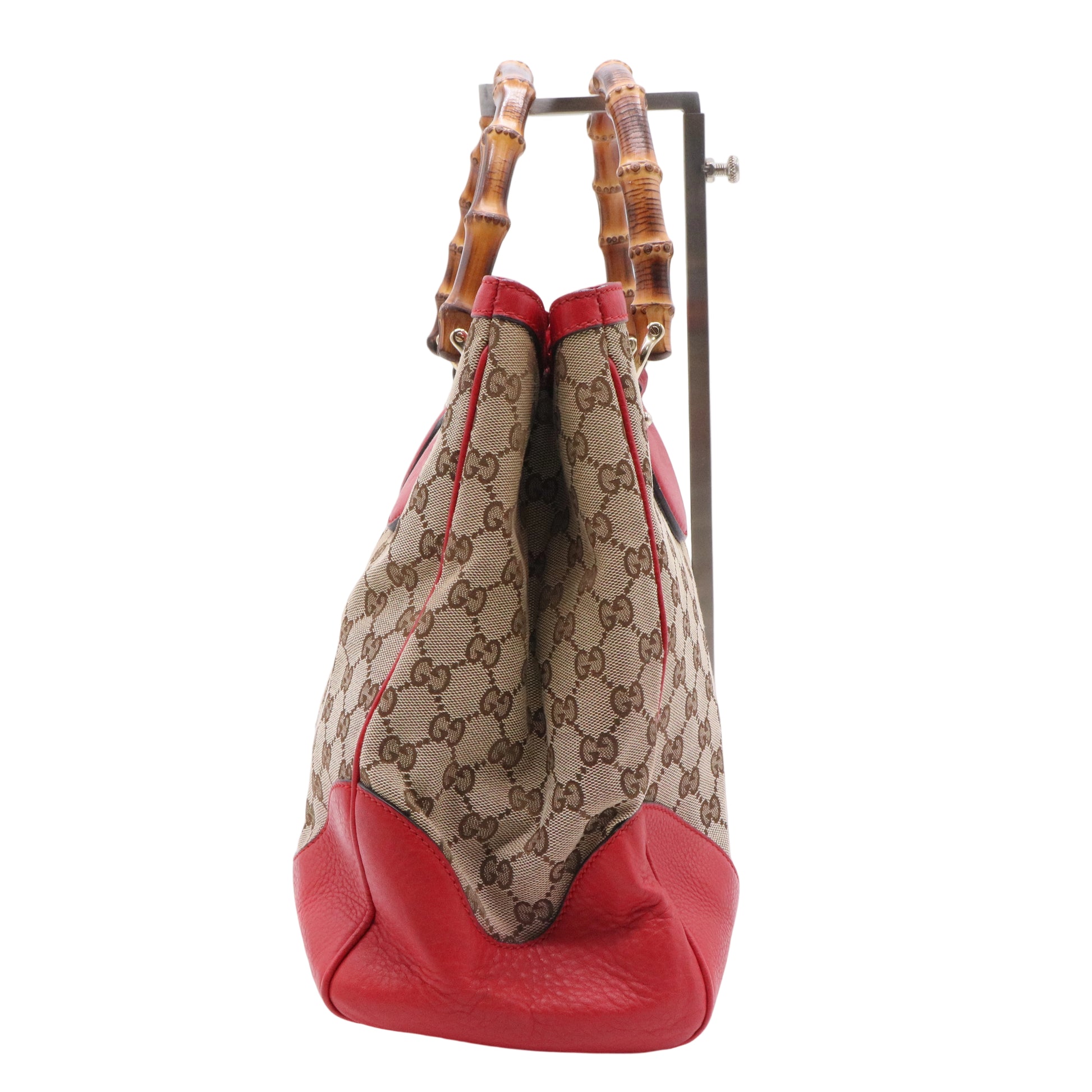 Diana Bamboo Top Handle Tote GG Canvas
