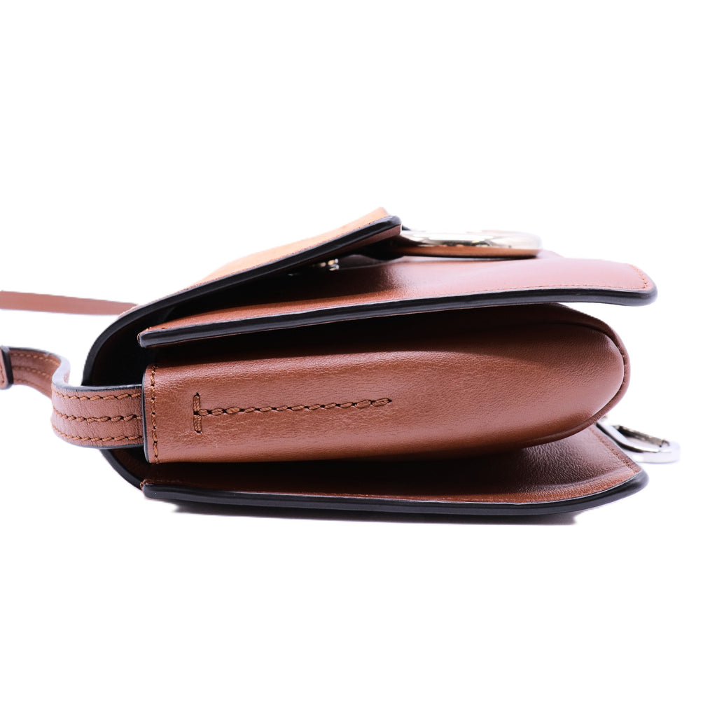 Small Faye Leather Crossbody Bag