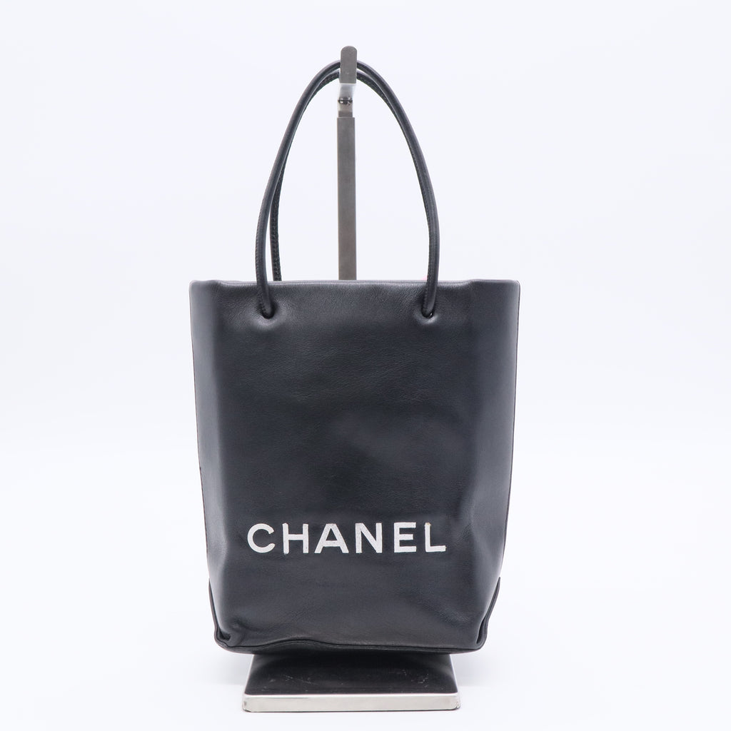 Vintage Camellia Logo Tote Lambskin Small Twins LDJ3413