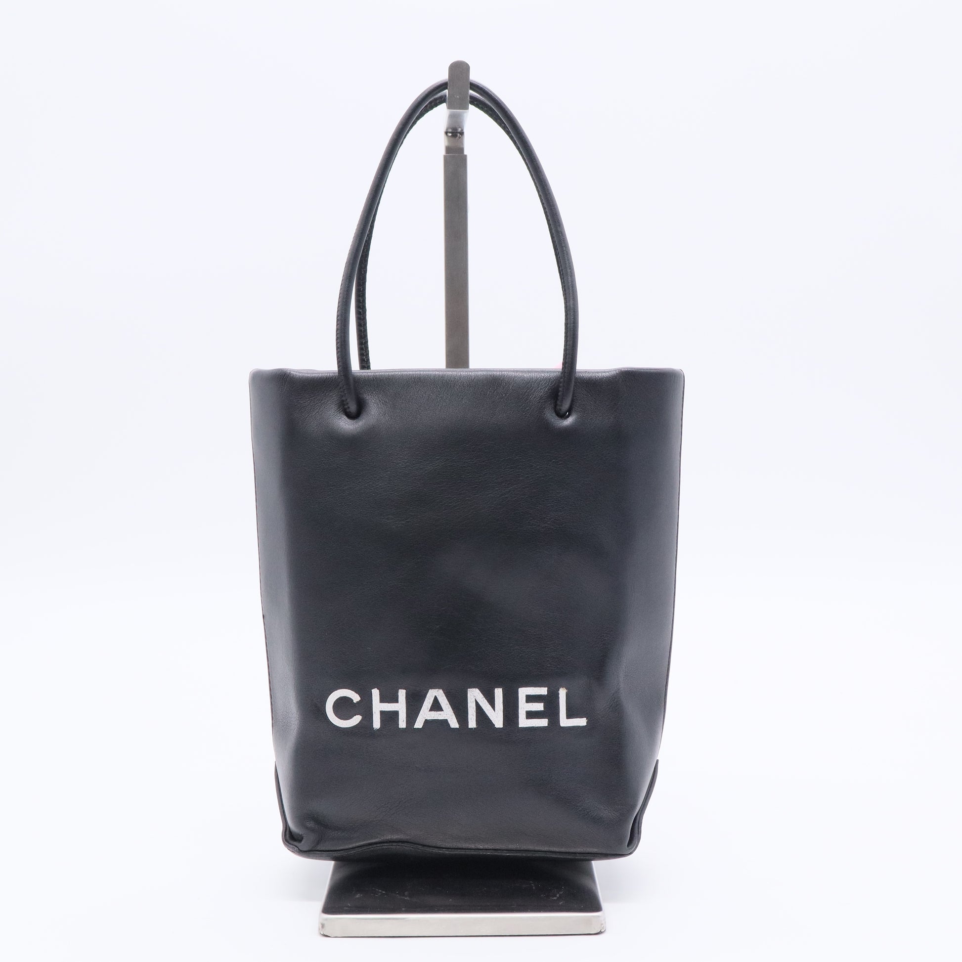 Vintage Camellia Logo Tote Lambskin Small Twins LDJ3413