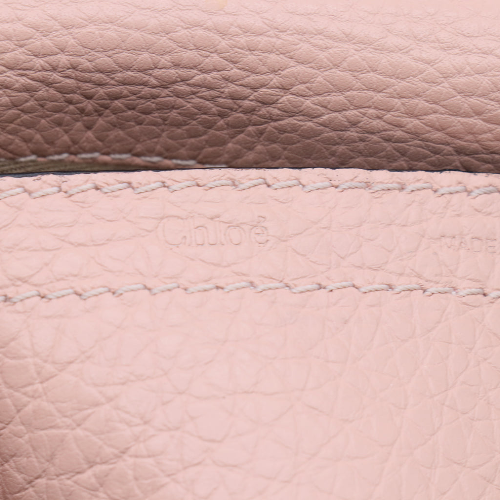 Grained Calfskin Small Marcie Saddle Bag Misty Lavender B21558