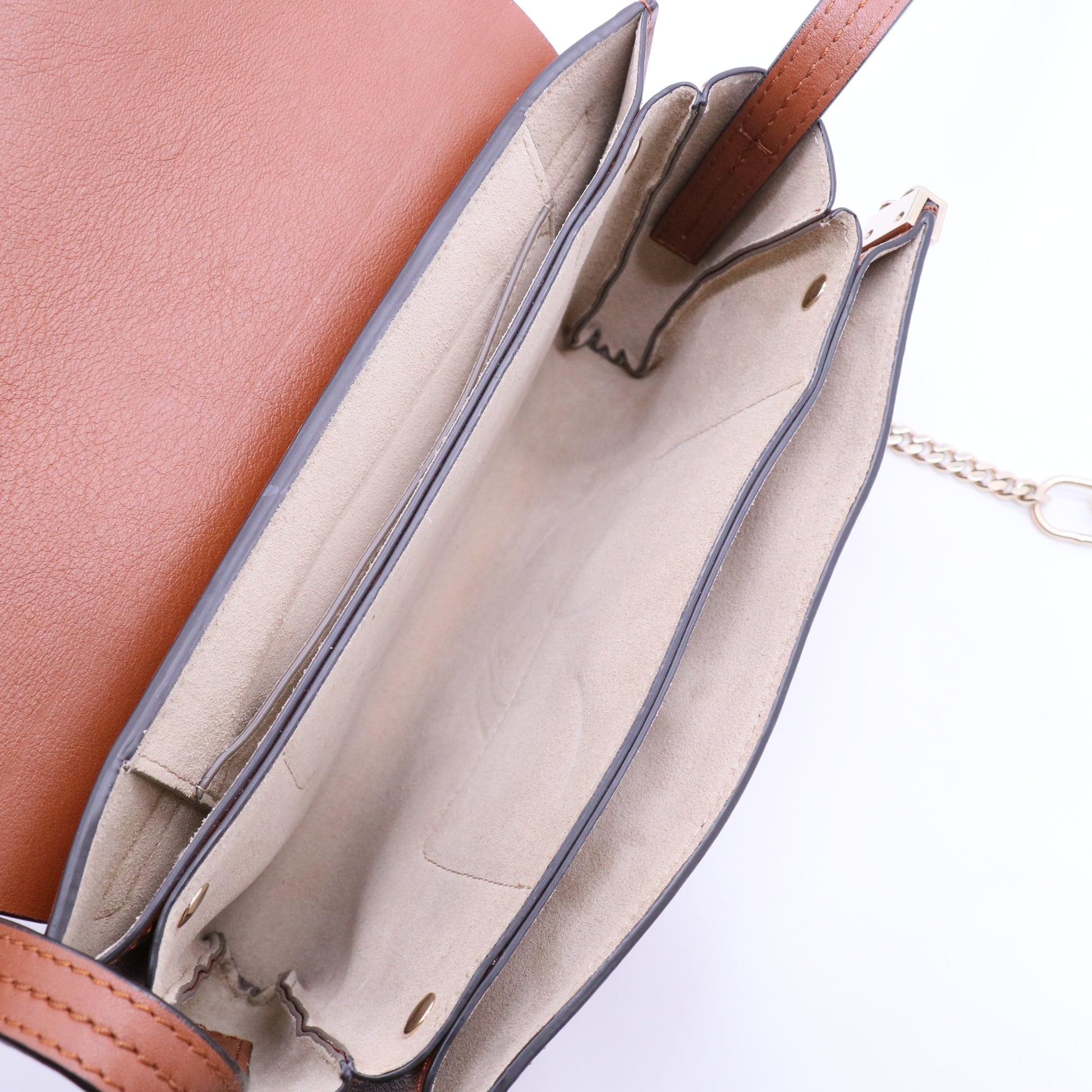 Small Faye Leather Crossbody Bag