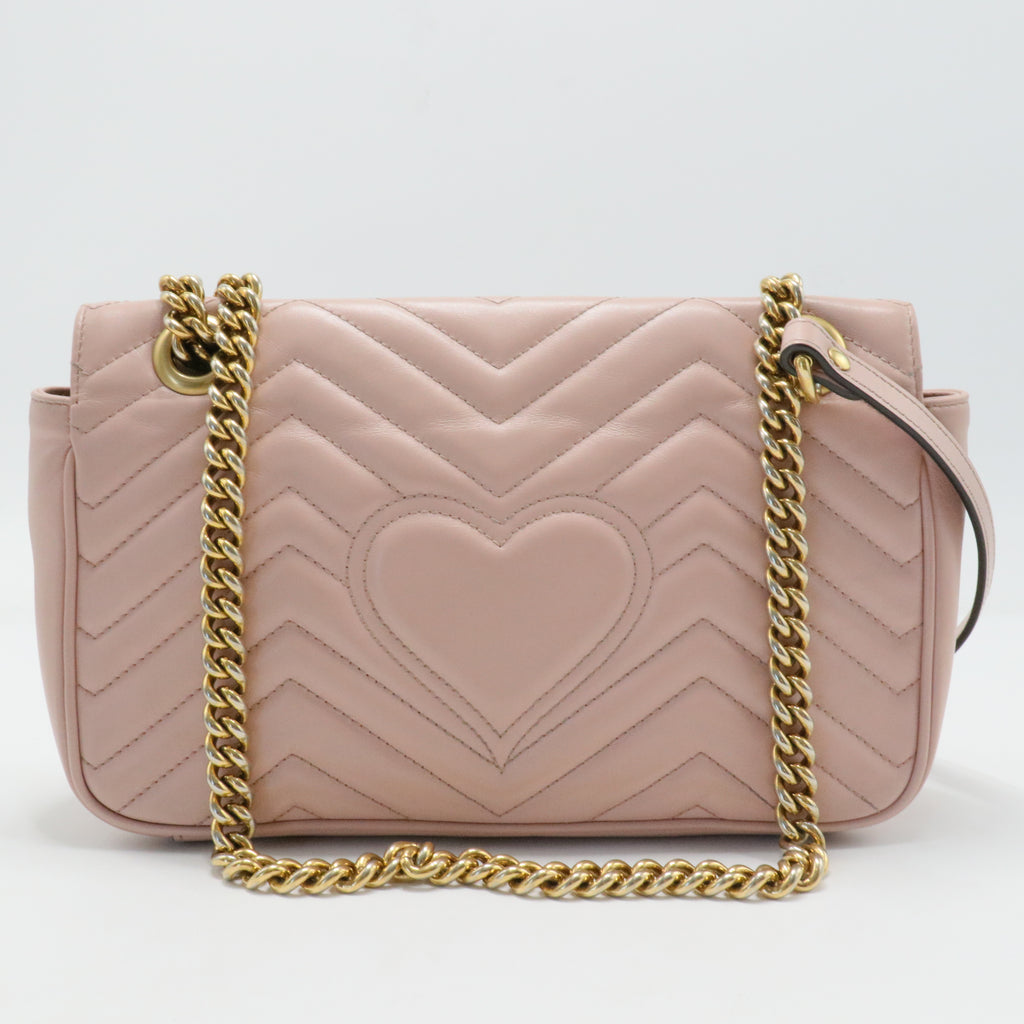 GG Marmont Flap Bag Matelasse Leather Small