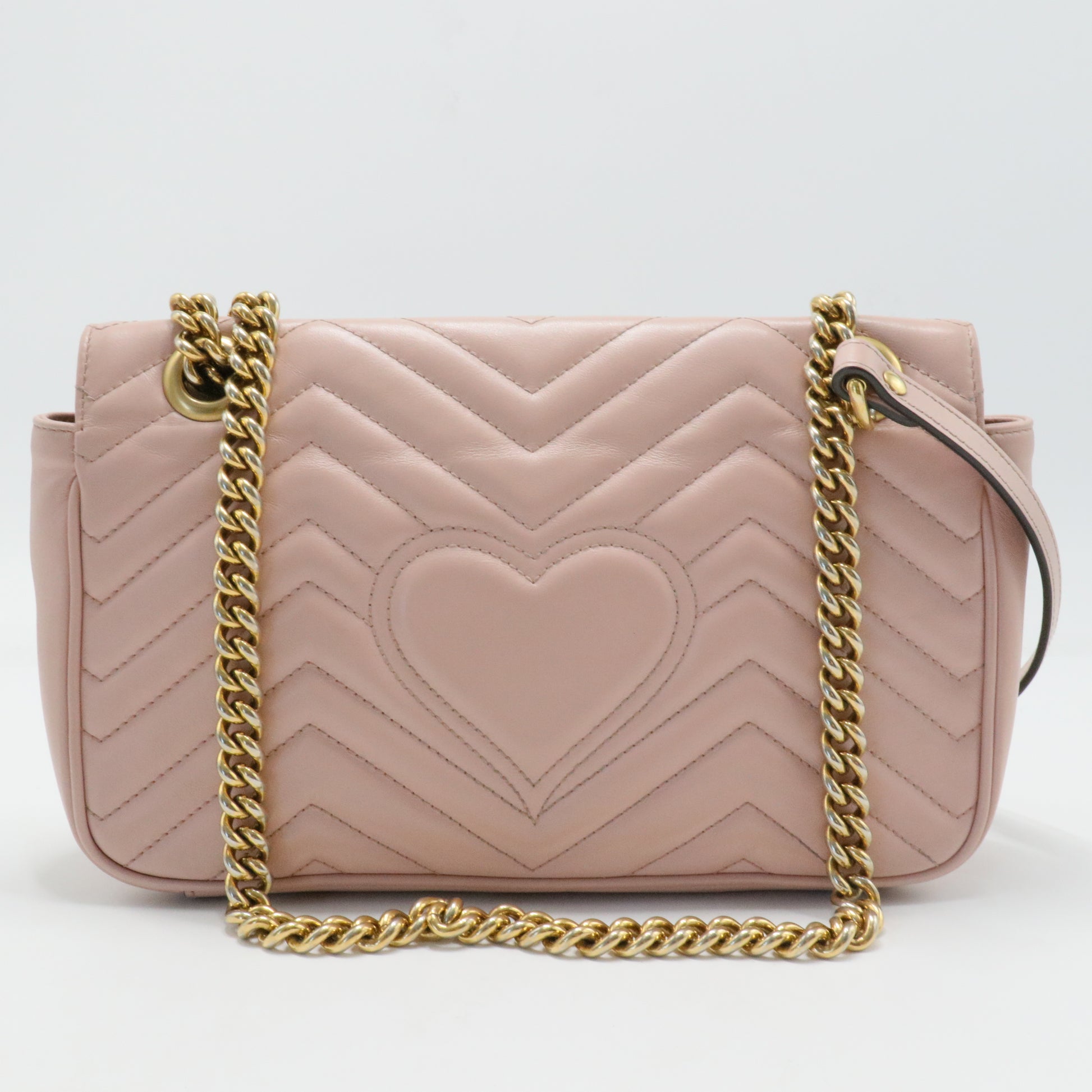 GG Marmont Flap Bag Matelasse Leather Small