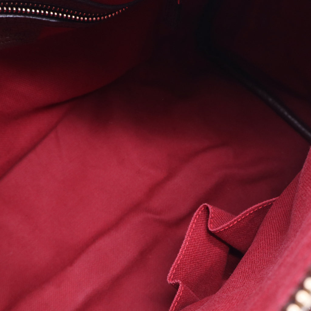 Special Edition Brown Pied-de-Poule Fabric 'Seventies' Web Joy Boston Bag w/ Shoulder Strap Twins LDJ2626