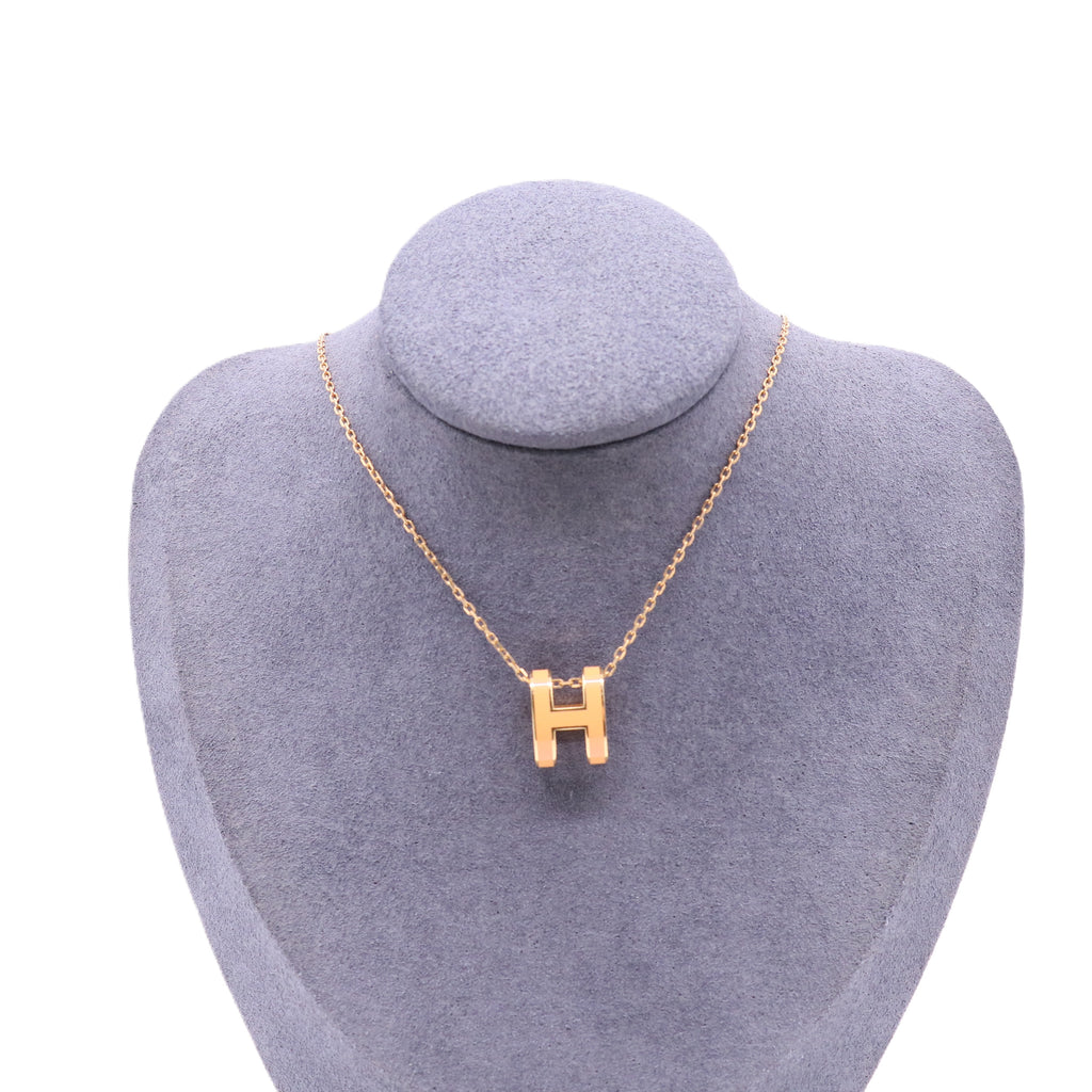 Pop H Pendant Necklace (Mini Size)