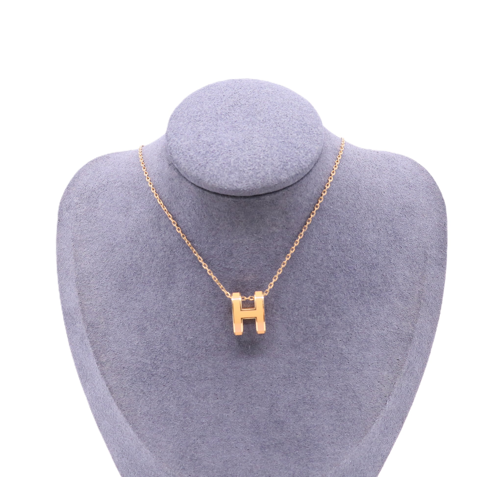 Pop H Pendant Necklace (Mini Size)