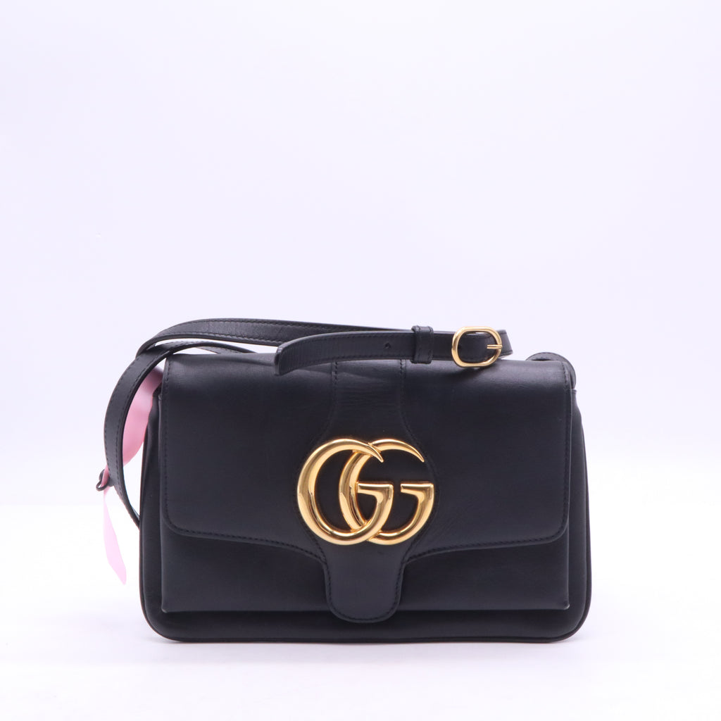 Gucci Arli Shoulder Bag in Black Twins LDJ3966