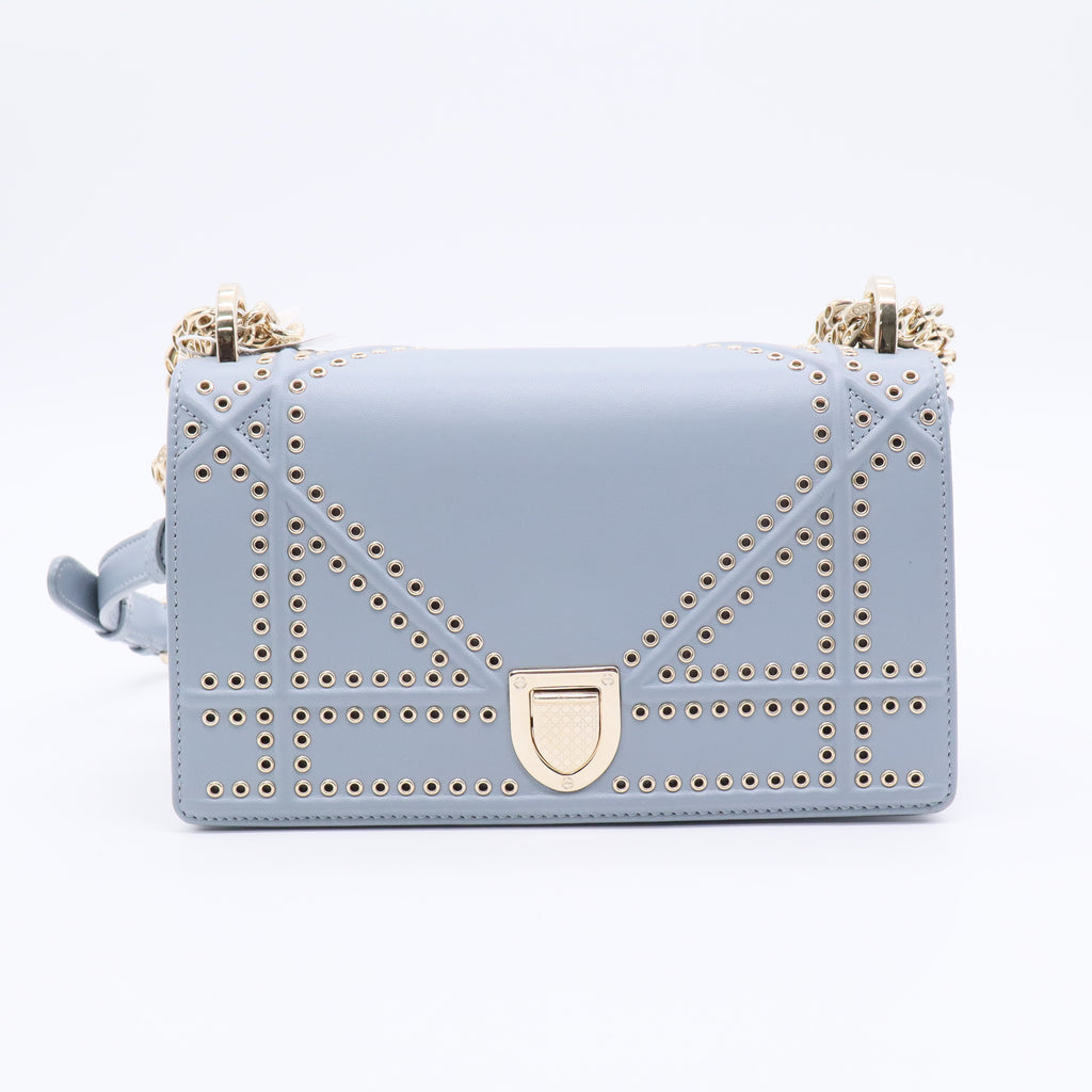 Leather Diorama Shoulder Bag twins ldj3428