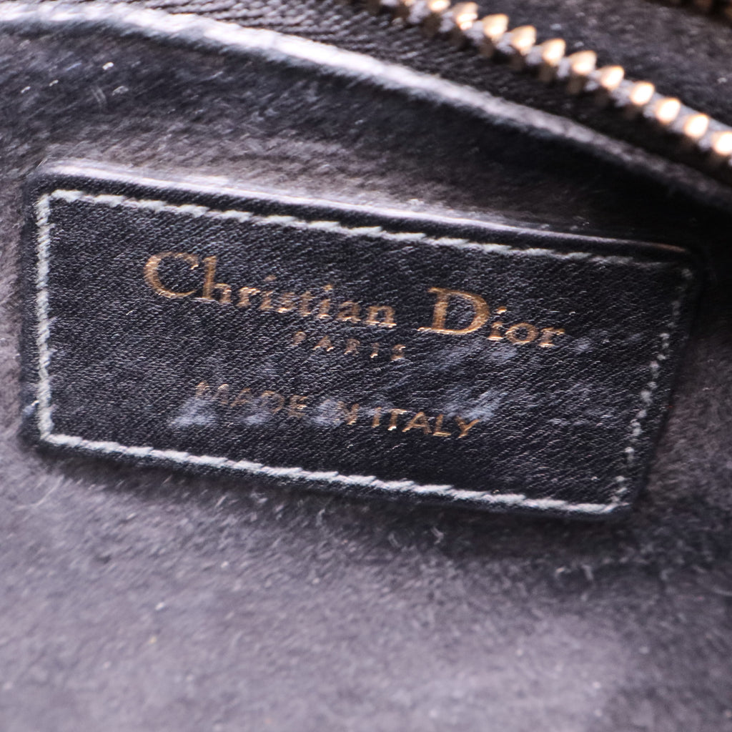 Supple Lady Dior Bag Cannage Studded Lambskin Medium