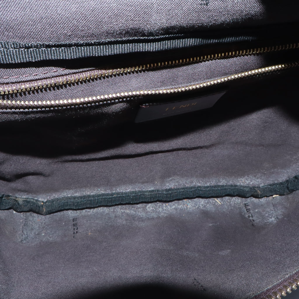 Fendi Mania Logo Waist Bag Zucca Coated Canvas Twins LDZ701