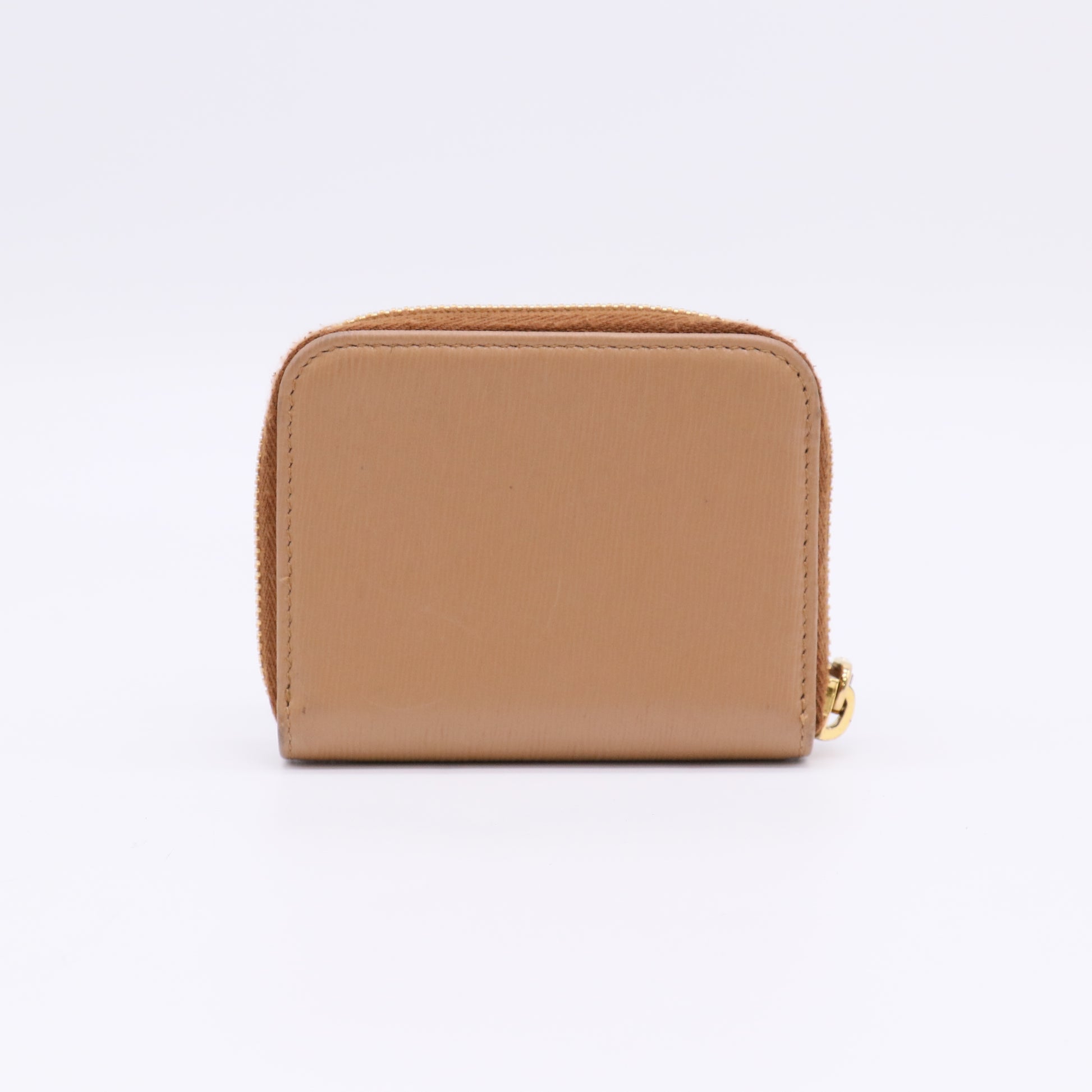 Prada Vitello Move Leather Zip Around Coin Purse W22411