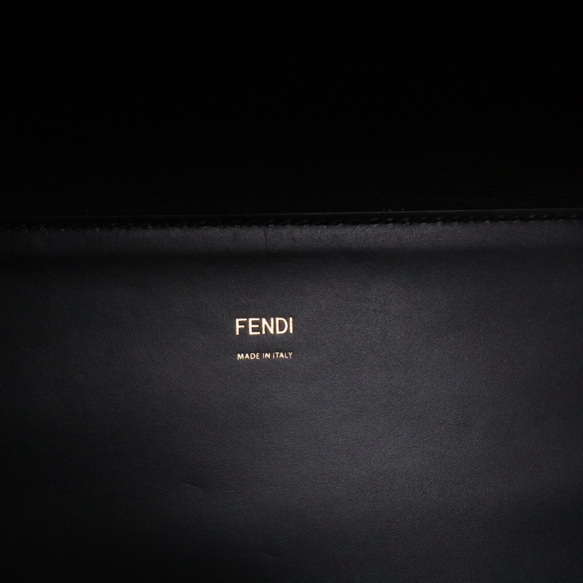 Black Leather Sunshine Large Shopper Tote Bag