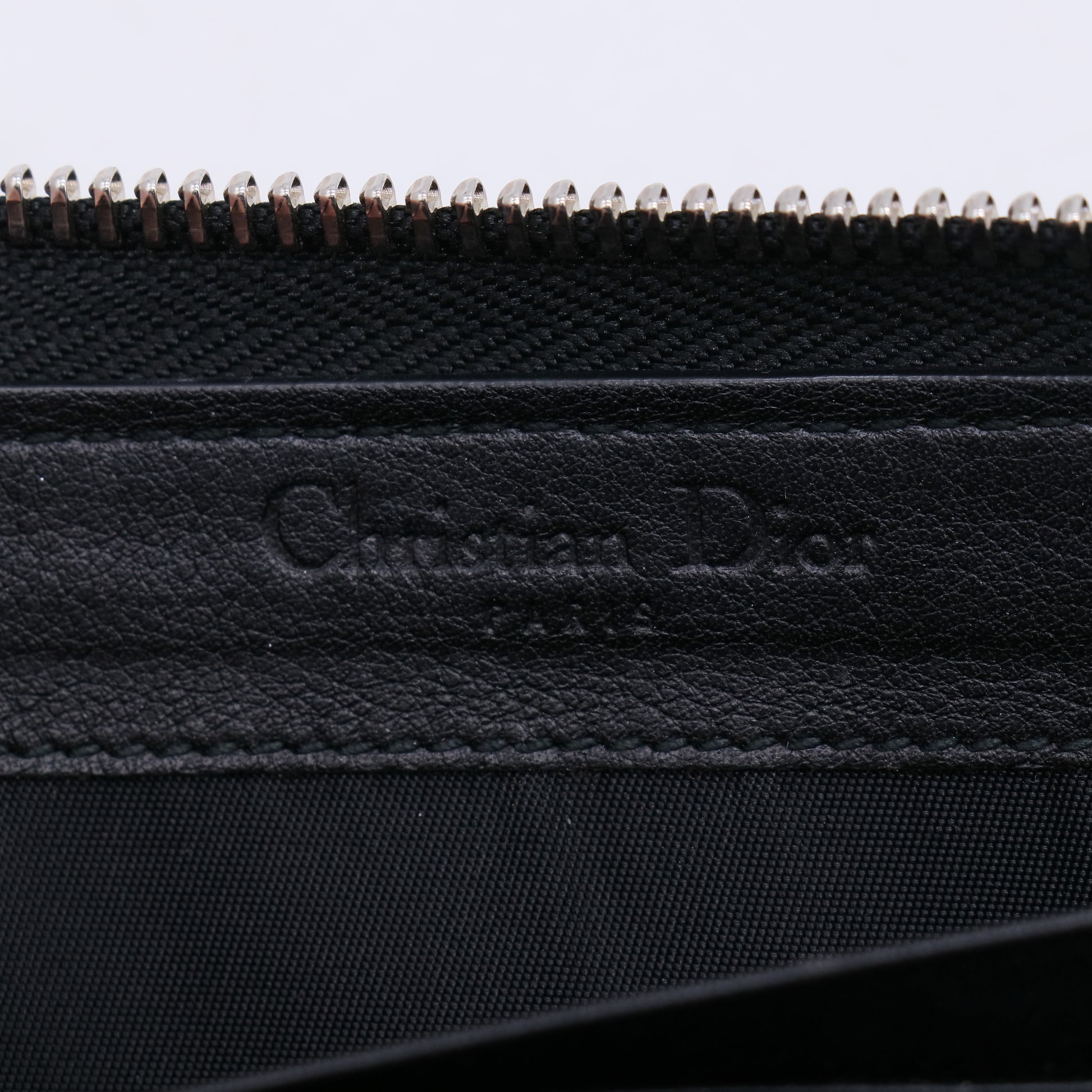 Lady Dior Voyageur Wallet in Black Cannage Patent Calfskin W21043