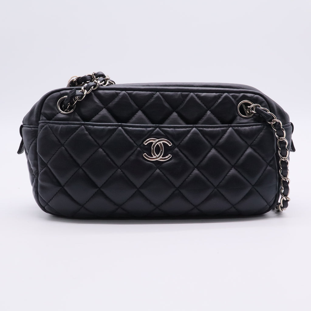 Vintage Front Pocket Camera Bag Quilted Lambskin Medium B20156 Twins