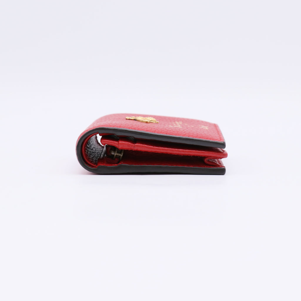 Gucci Animalier "Blind for Love" Card Case Wallet W22391