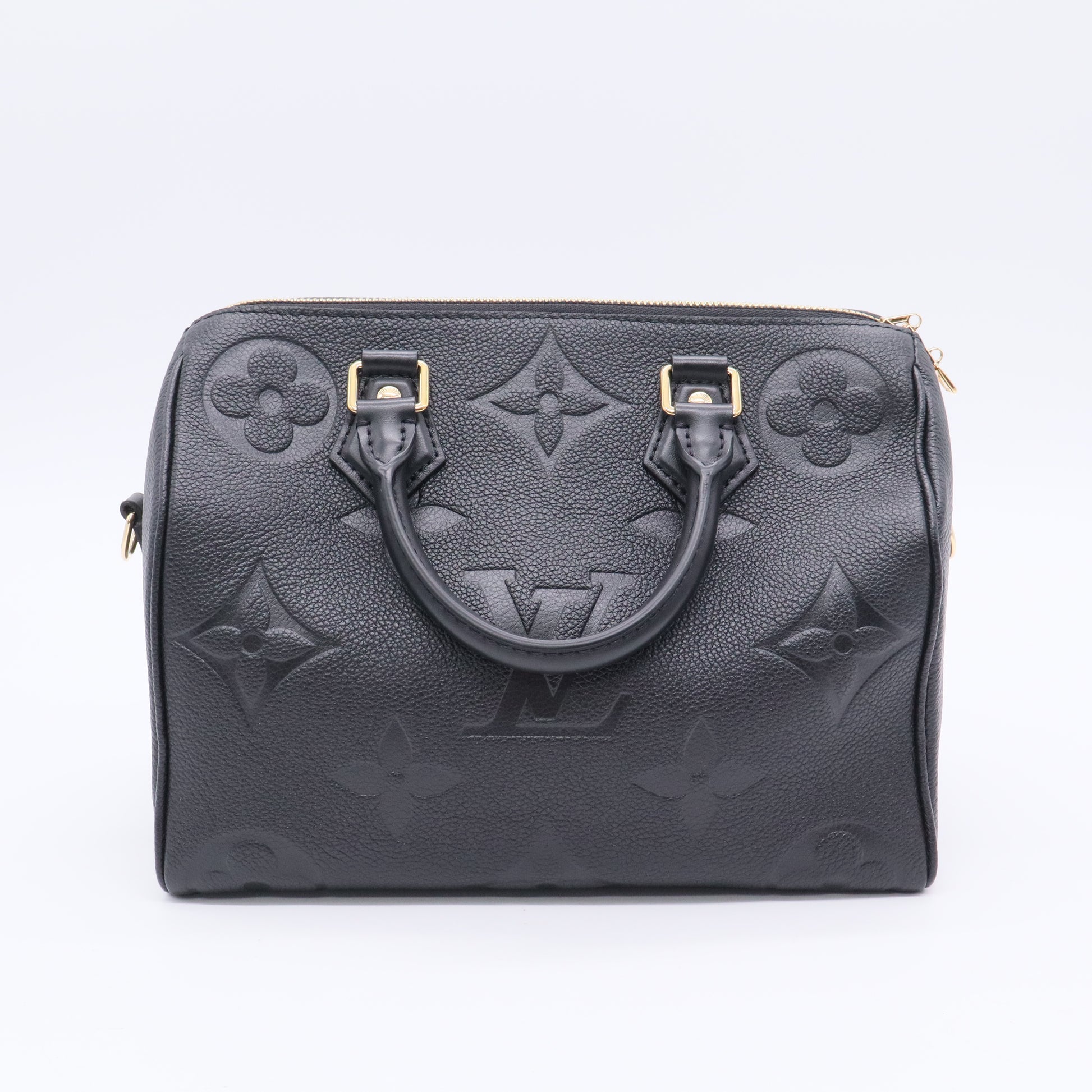 Empreinte Monogram Giant Speedy Bandouliere 25 Black  twins LDJ3430