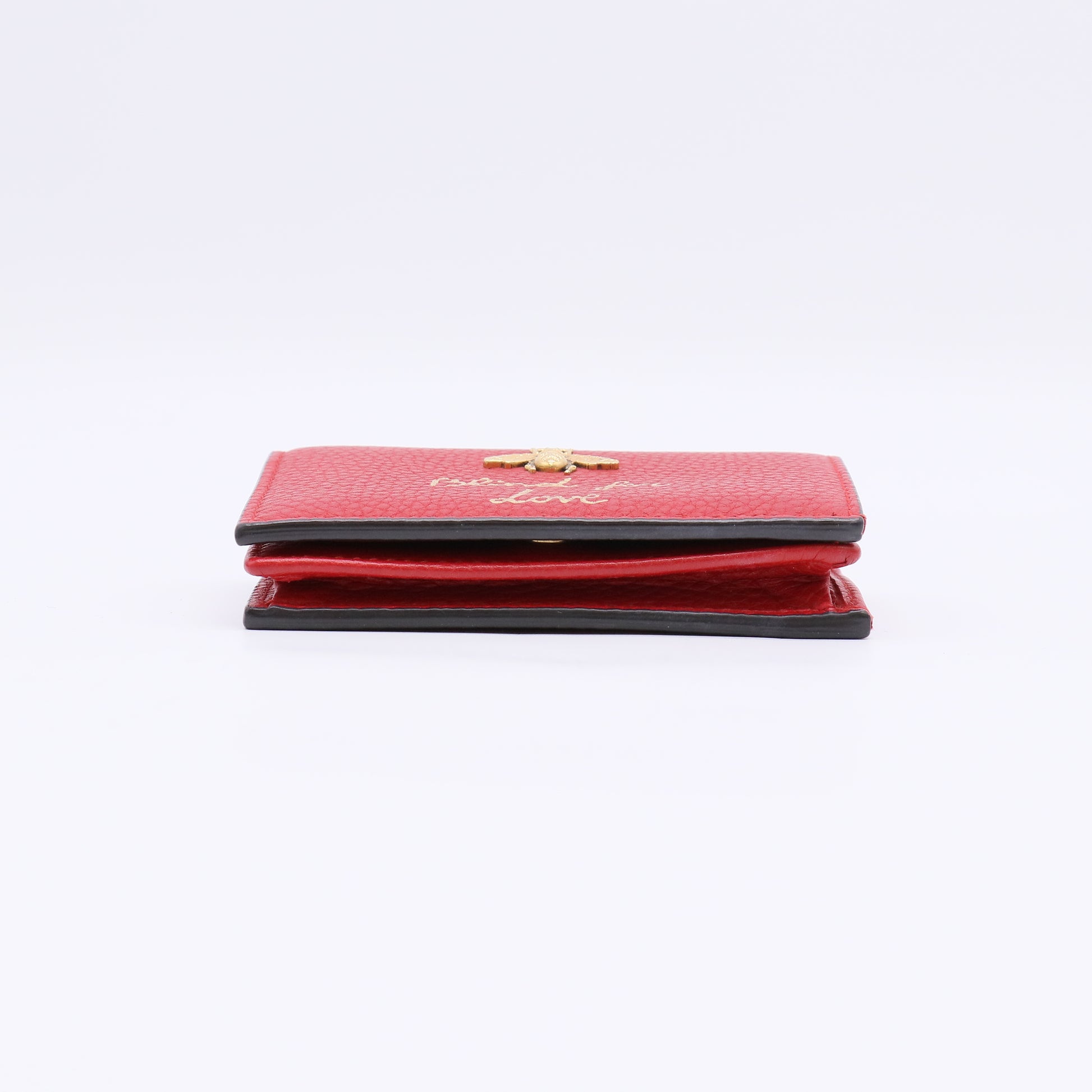 Gucci Animalier "Blind for Love" Card Case Wallet W22391