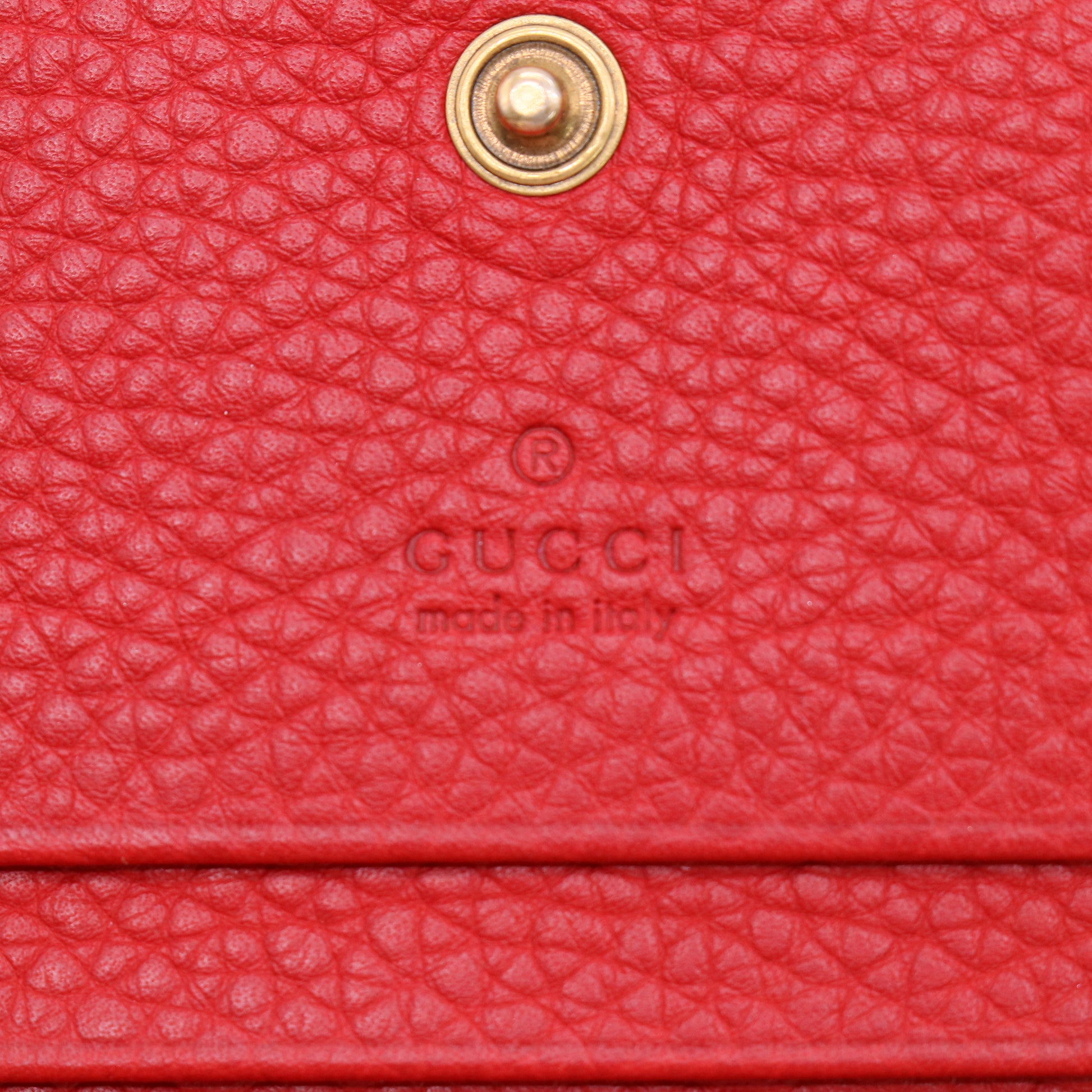 Gucci Animalier "Blind for Love" Card Case Wallet W22391