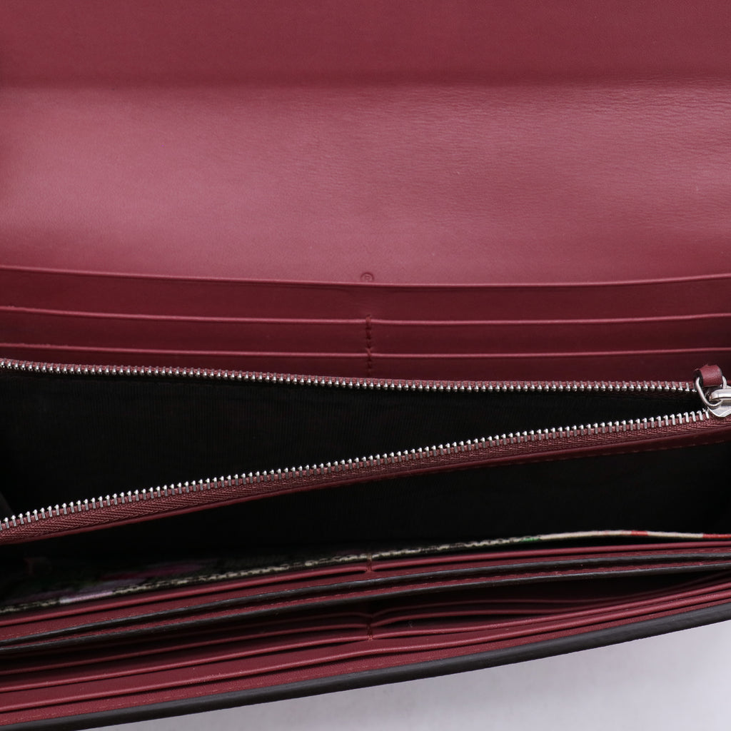 Gucci GG Blooms Continental Wallet W21240