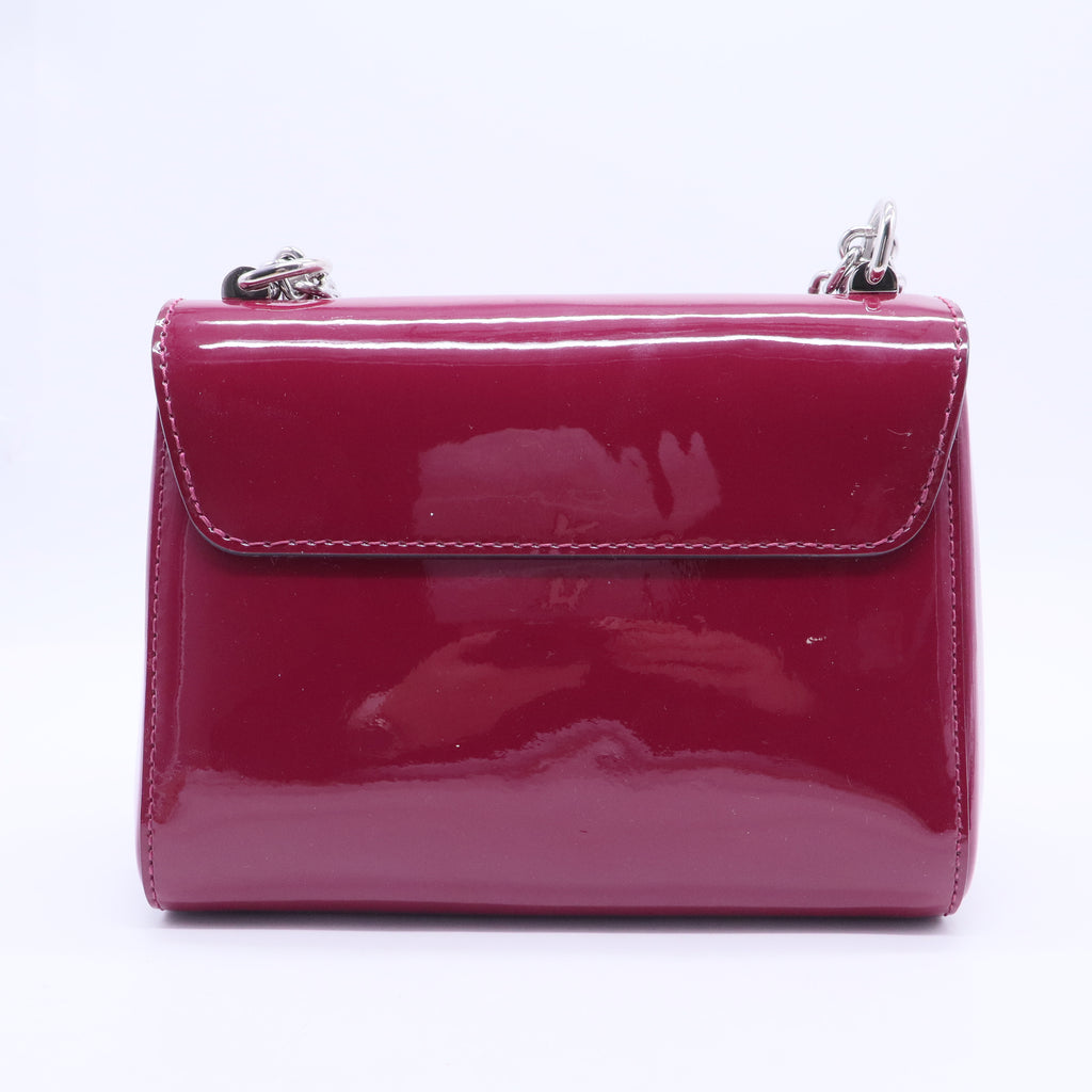 Twist Handbag Vernis with Monogram Canvas PM B20069