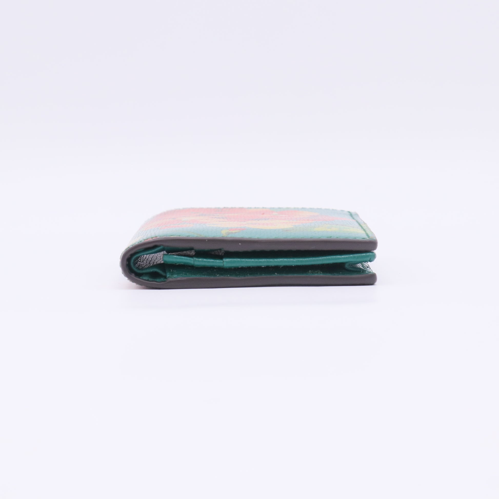 Gucci Blooms Leather Card Case Wallet W22822
