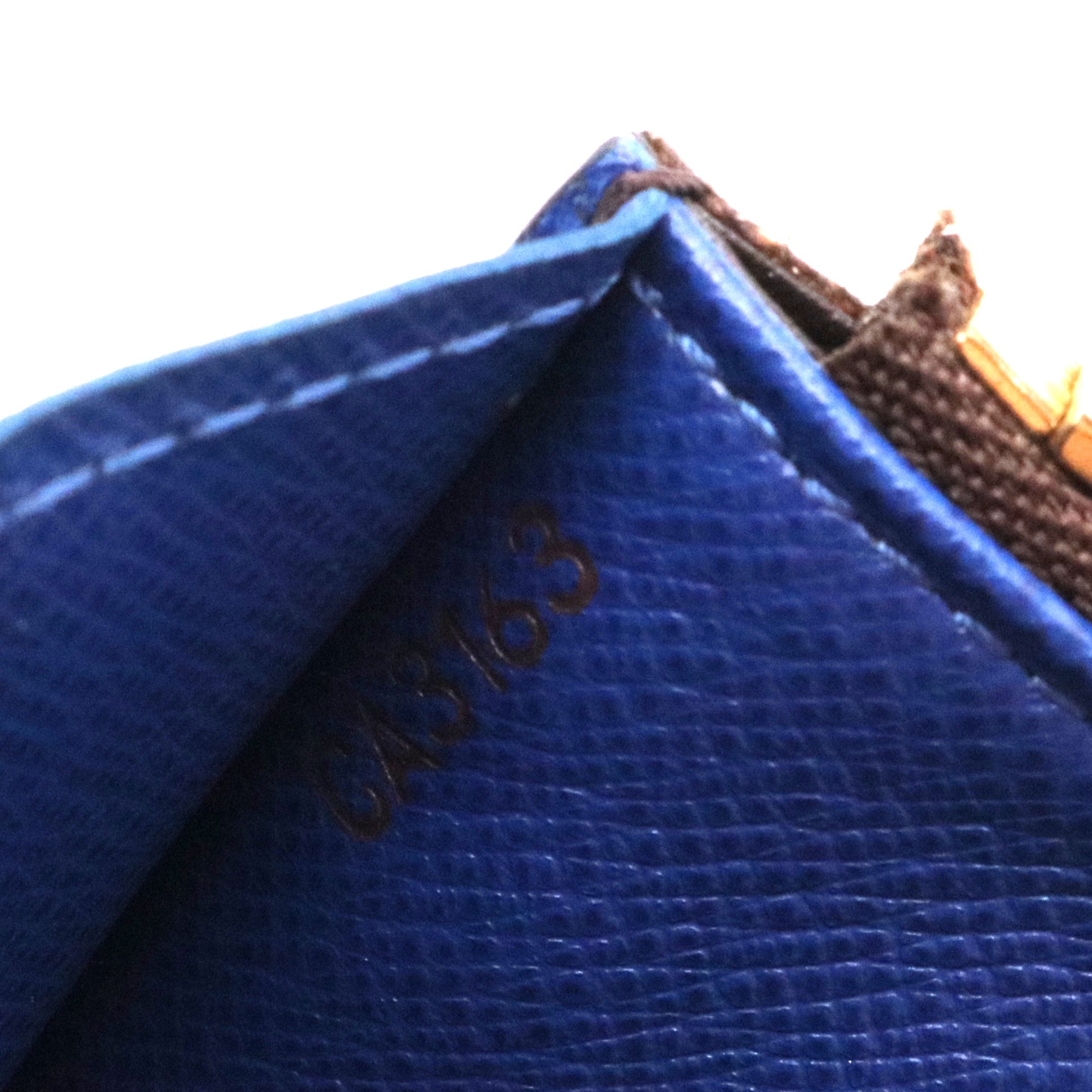 Monogram Canvas Blue Emilie Wallet