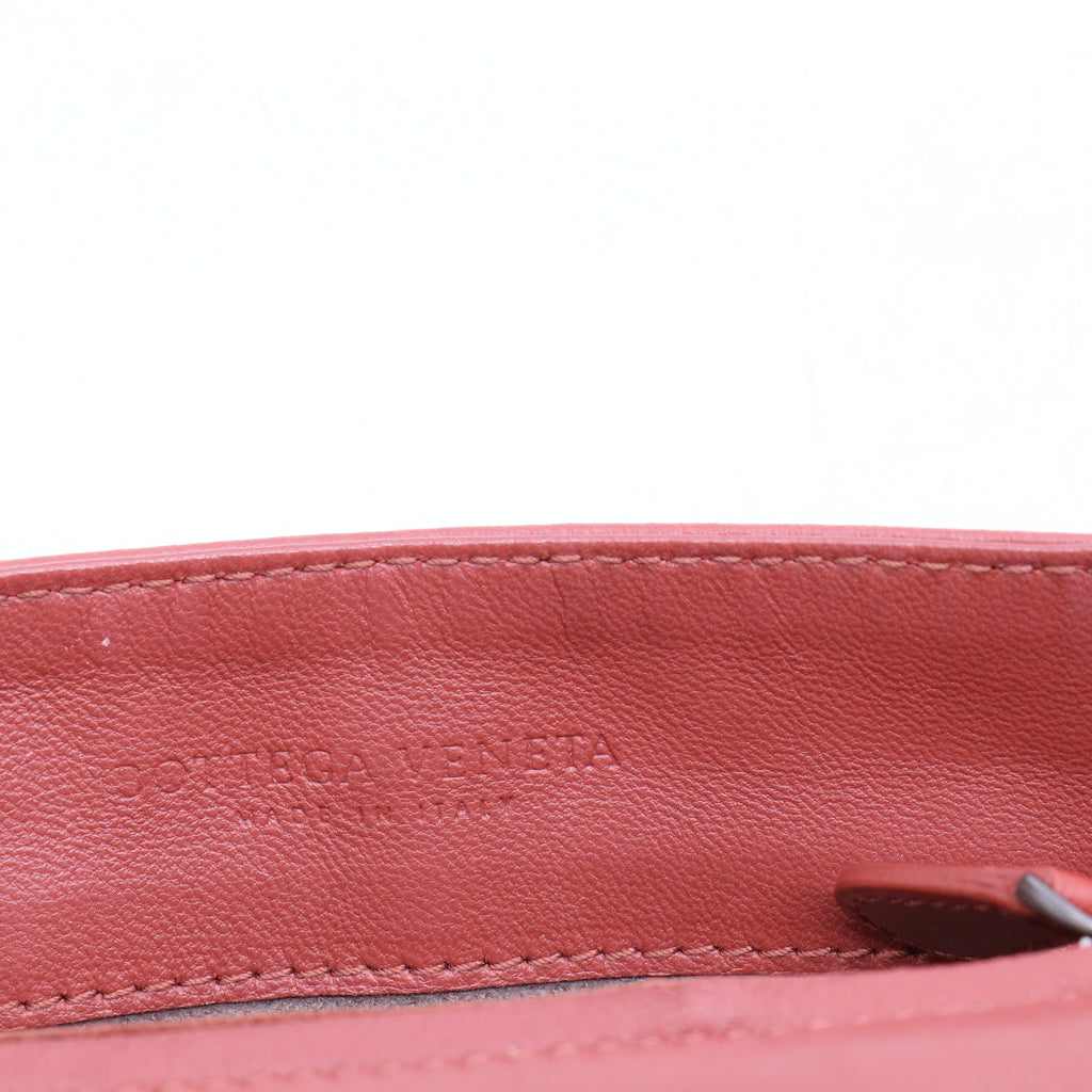 Intrecciato flap crossbody bag